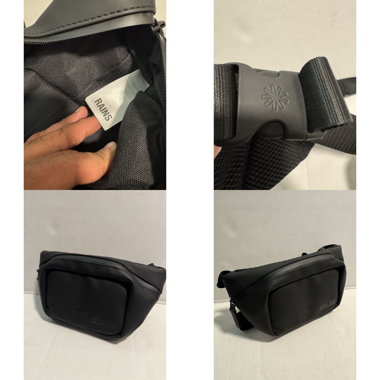 Rains RAINS x Activision Blizzard Waterproof Bum Bag Mini - Black Fannypack Rare! Bum Bag Mini Waterproof Black Fannypack RAINS Activision Blizzard Size ONE SIZE - 8 Thumbnail