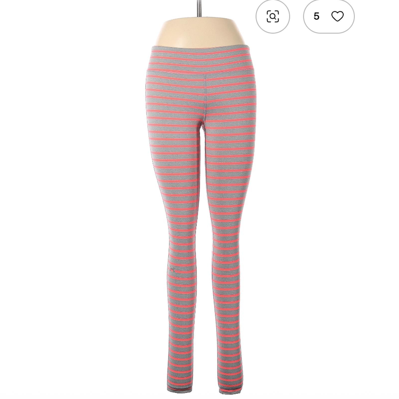 Under Armour Under Armour Gray and Coral Striped Active Pants Size M Size 32" / US 10 / IT 46 - 1 Thumbnail