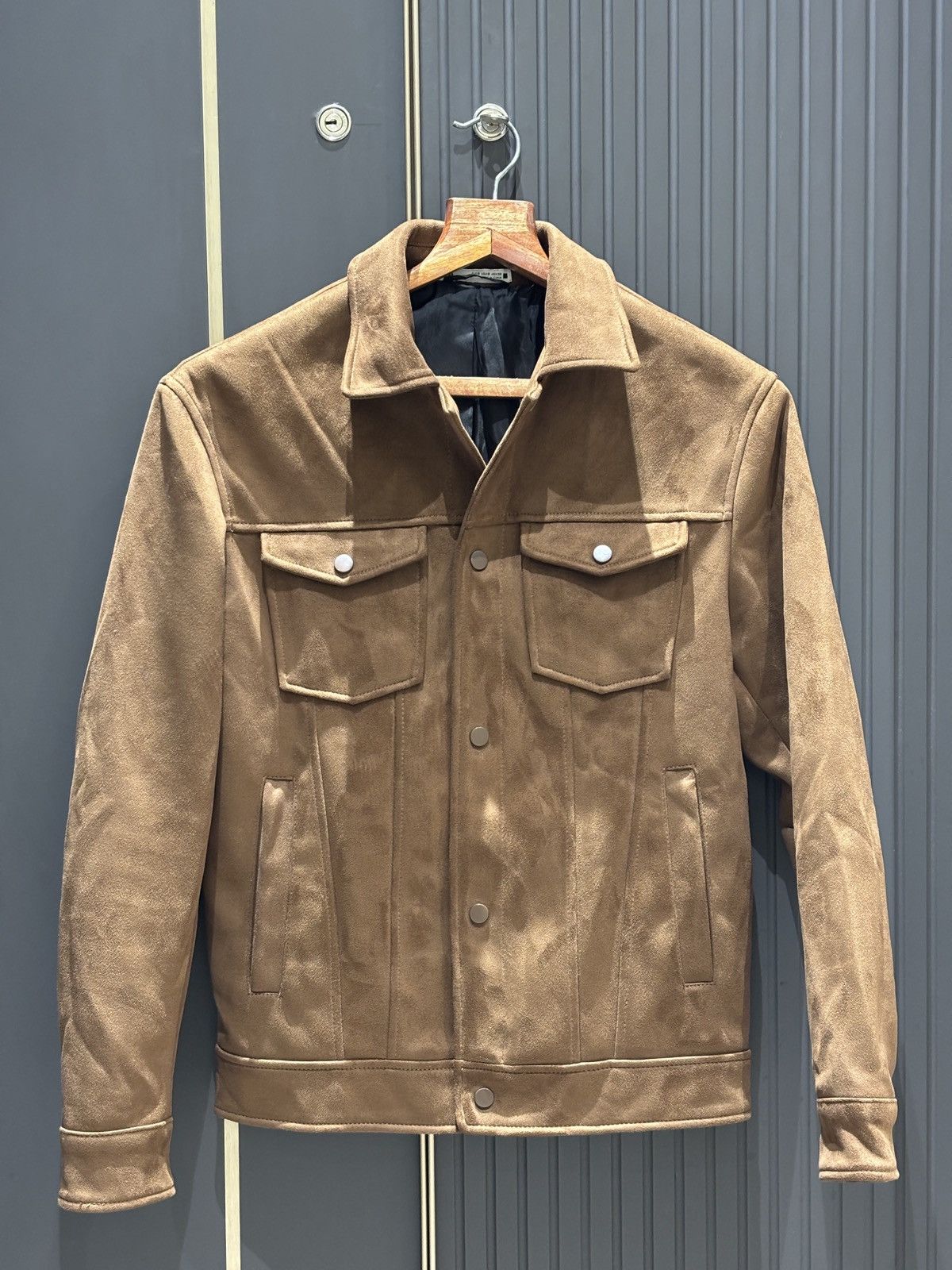 Zara Brown Suede Jacket Size US S / EU 44-46 / 1 - 1 Thumbnail