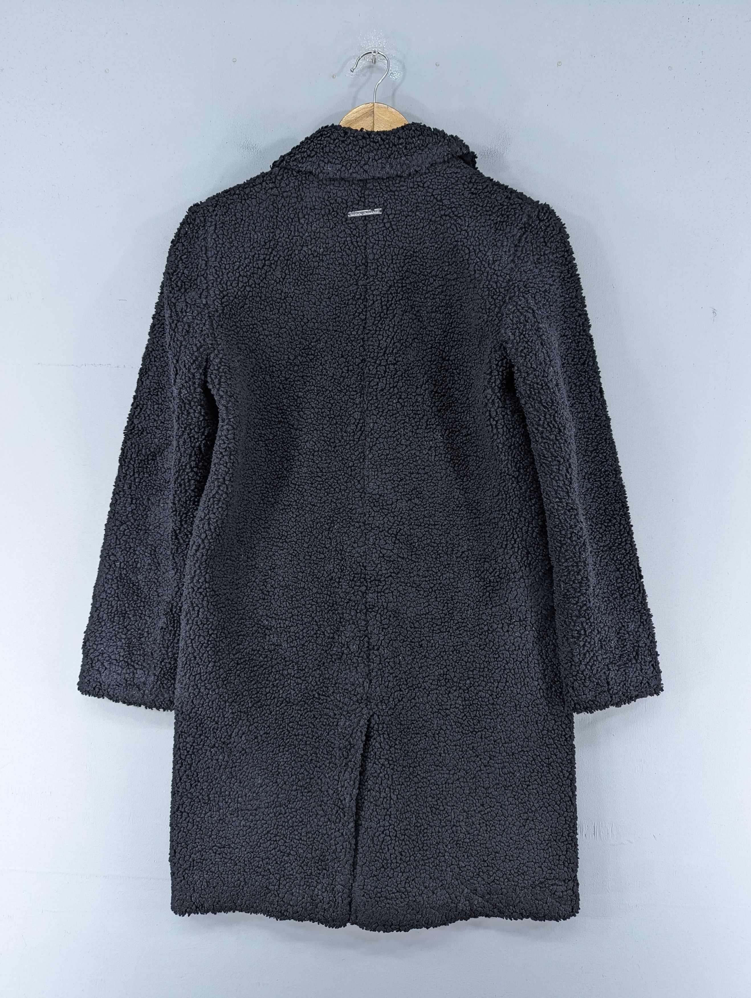 Armani Exchange Armani Exchange Teddy Black Coat Jacket Size XS / US 0-2 / IT 36-38 - 14 Thumbnail