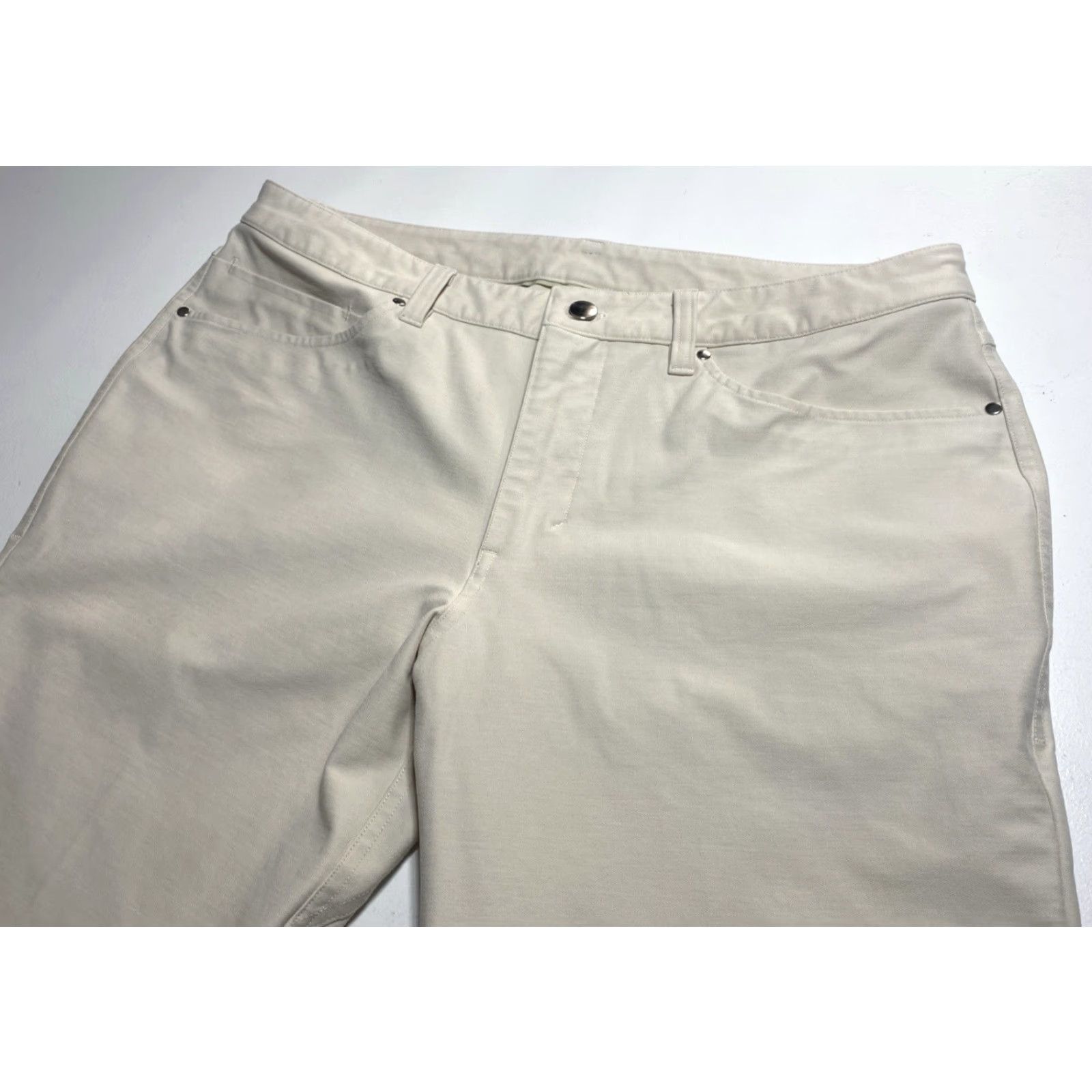 Lululemon Lululemon Men’s ABC Slim-Fit Utilitech Pants White Opal 34 Slim Flat Front Chino 32.5 in Inseam New Structure: LM5ABOS 34x32.5 Size US 34 / EU 50 - 6 Thumbnail