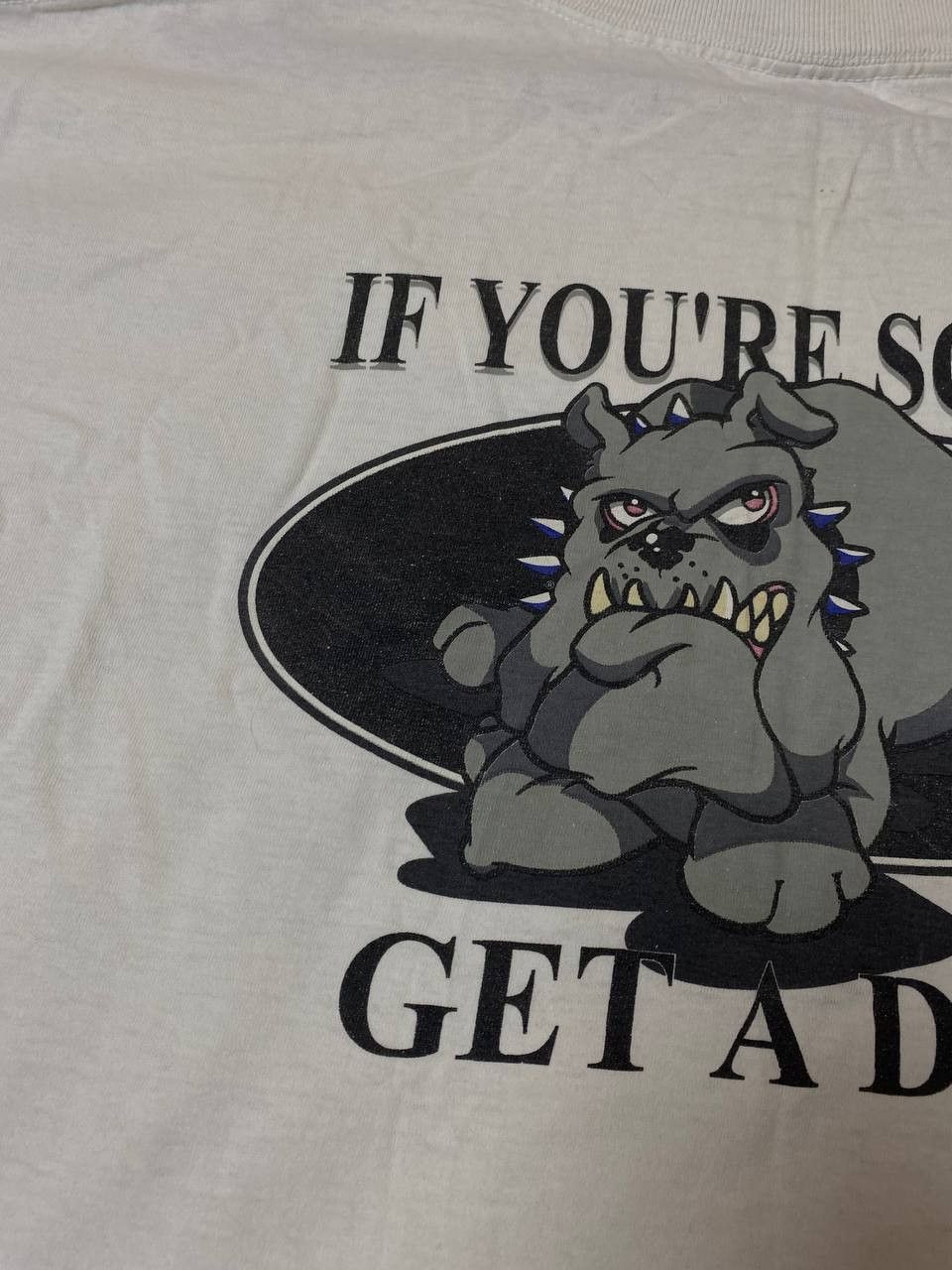 No Fear Big Print White T-Shirt No Fear Y2K Size XL Size US XL / EU 56 / 4 - 19 Thumbnail
