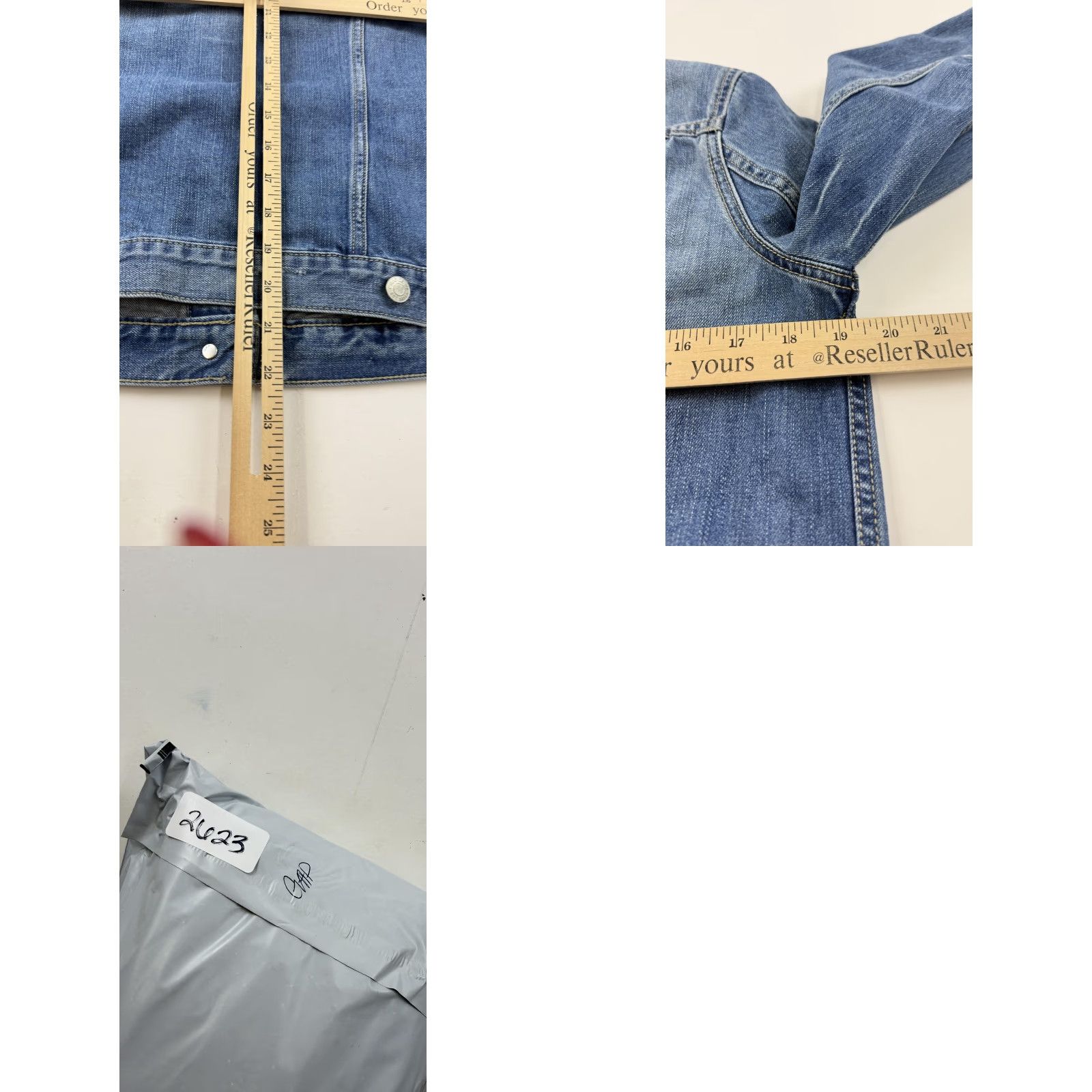 Gap Gap Denim Jacket Womens Medium Blue Trucker Button Front Pockets Casual Cotton Size M / US 6-8 / IT 42-44 - 9 Thumbnail