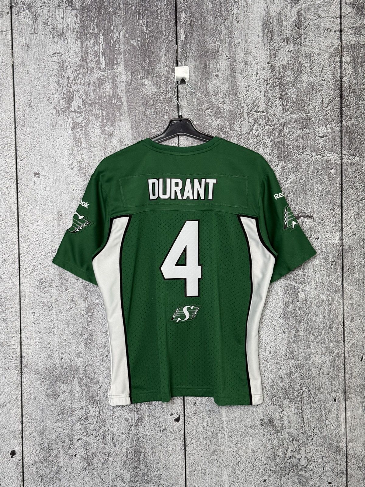Reebok Reebok CFL Saskatchewan #4 Roughriders Durant Jersey Shirt Size US M / EU 48-50 / 2 - 2 Thumbnail