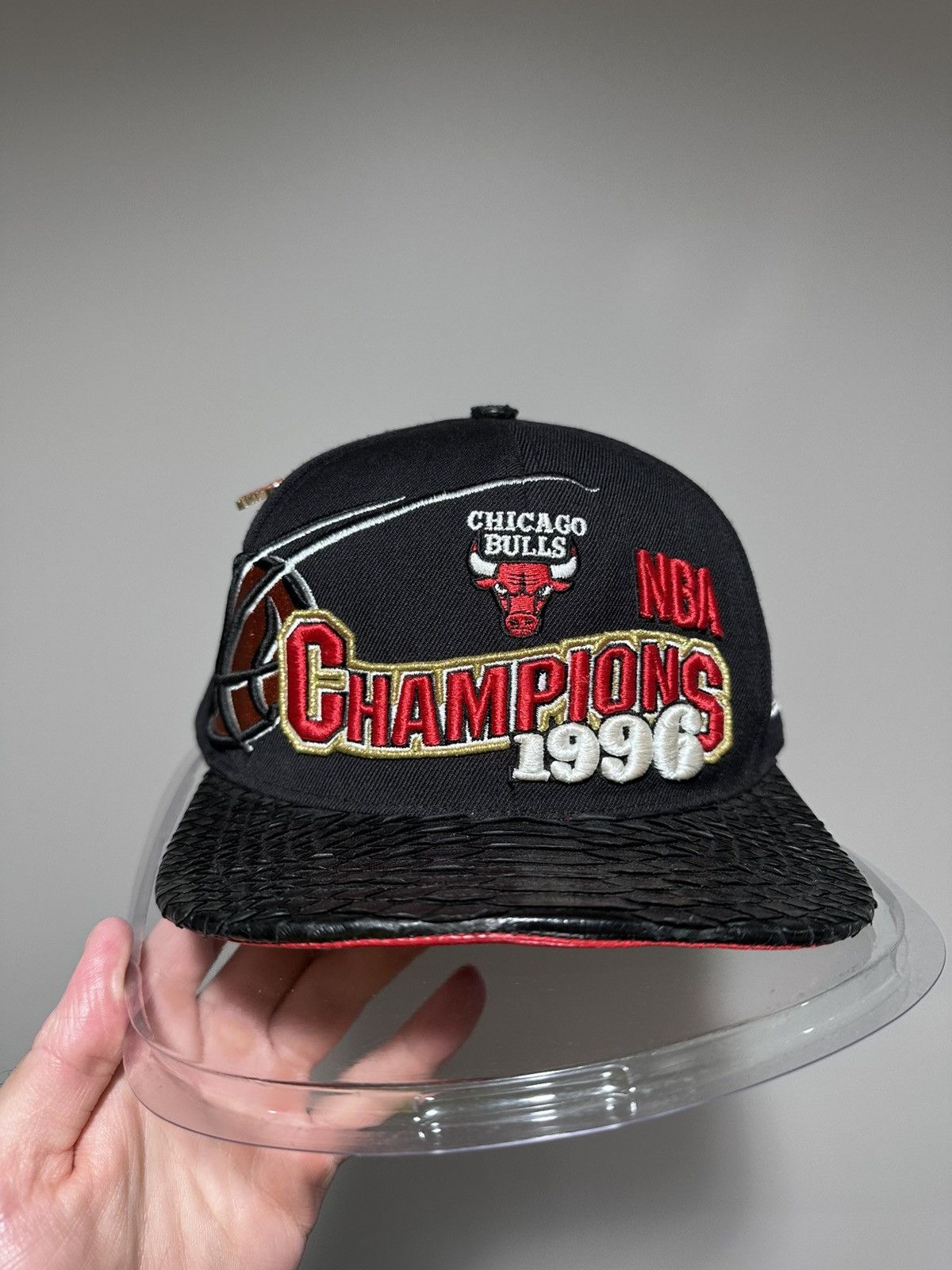 Just Don × Mitchell & Ness × Rsvp Gallery Just Don x Mitchell & Ness NBA Chicago Bulls ‘96 Black Hat Size ONE SIZE - 10 Thumbnail
