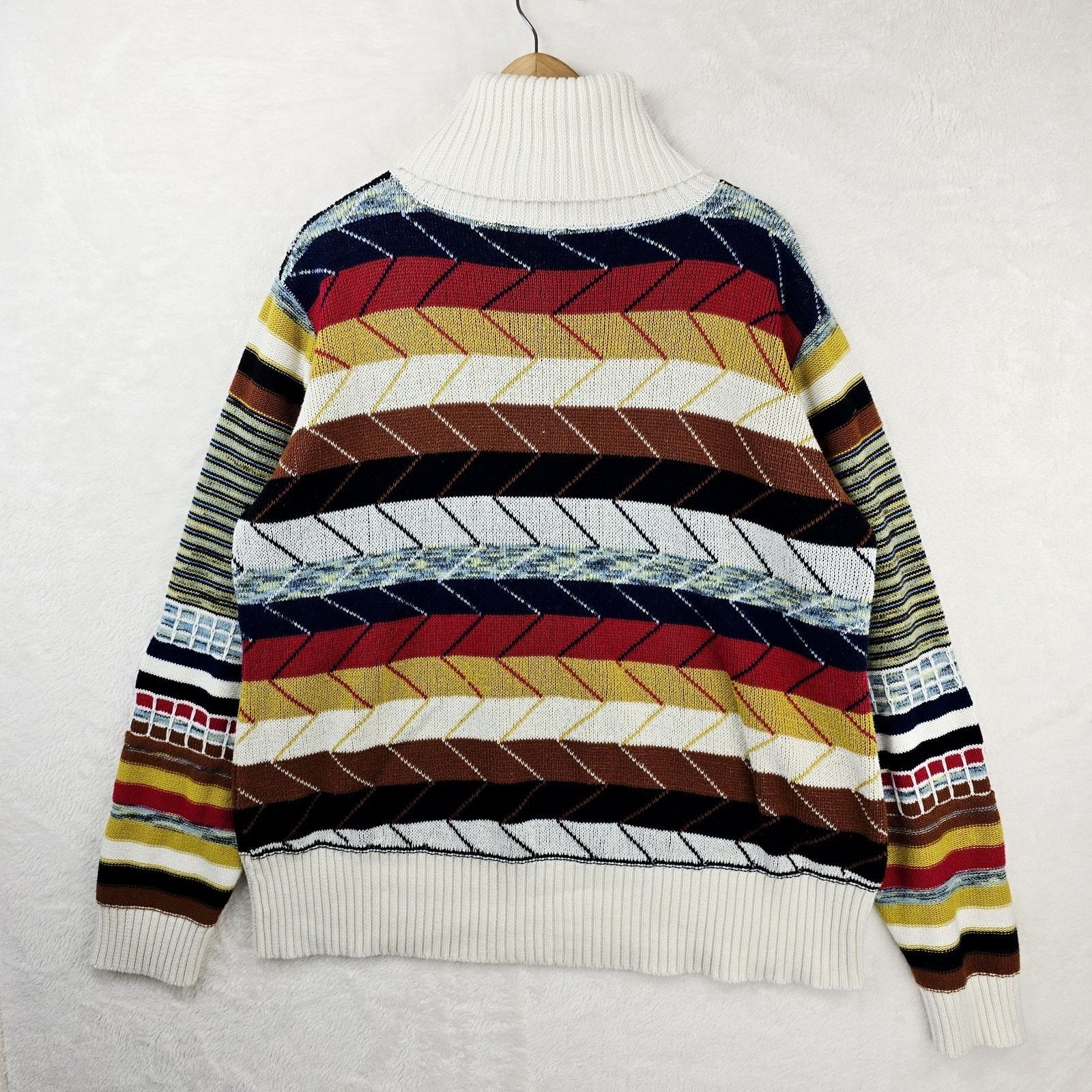 Other Suzanne Betro Weekend L Knit Cowl Neck Sweater Boho Prairie Size L / US 10 / IT 46 - 5 Thumbnail