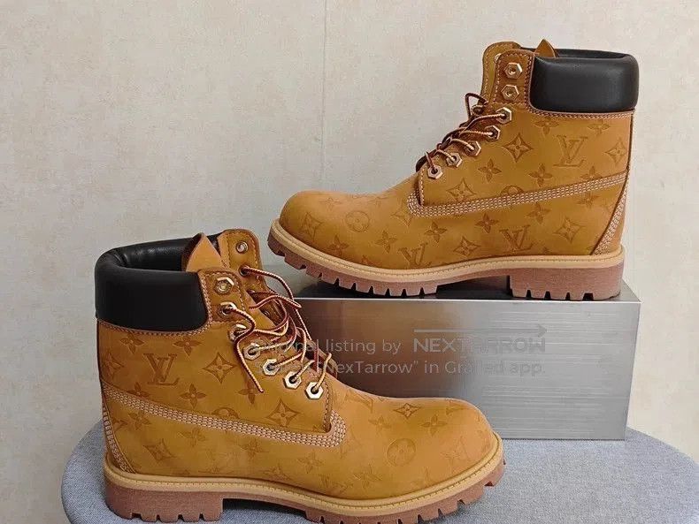 Louis Vuitton Louis Vuitton Timberland Collaboration Boots. Size US 9.5 / EU 42-43 - 3 Thumbnail