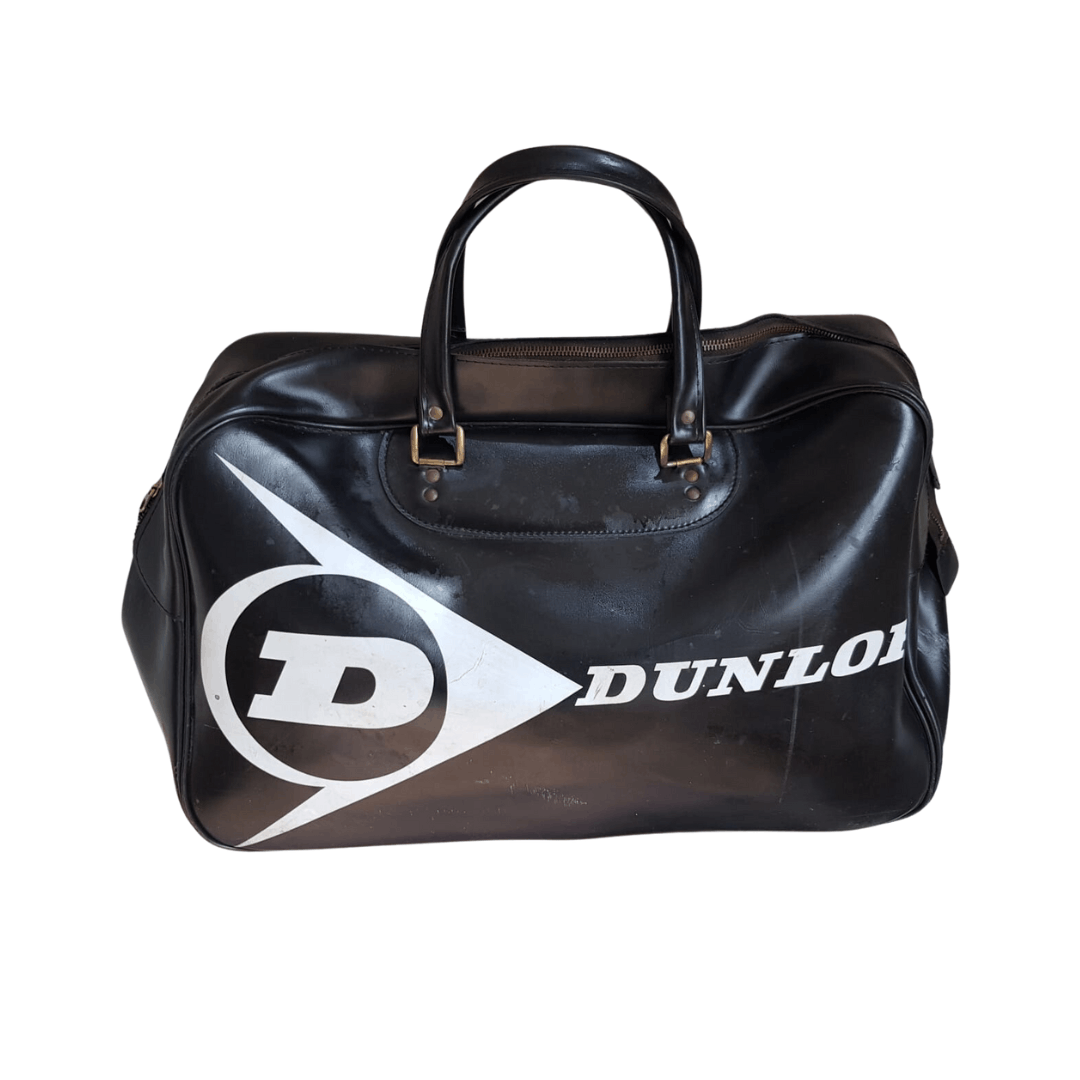 image of Vintage 70's Dunlop F1 Sport Bag in Brown, Women's