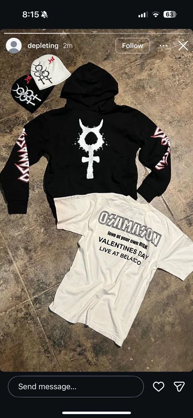Osamason Osamason Psykotic Exclusive Valentines Day Hoodie Belasco Size US L / EU 52-54 / 3 - 6 Thumbnail