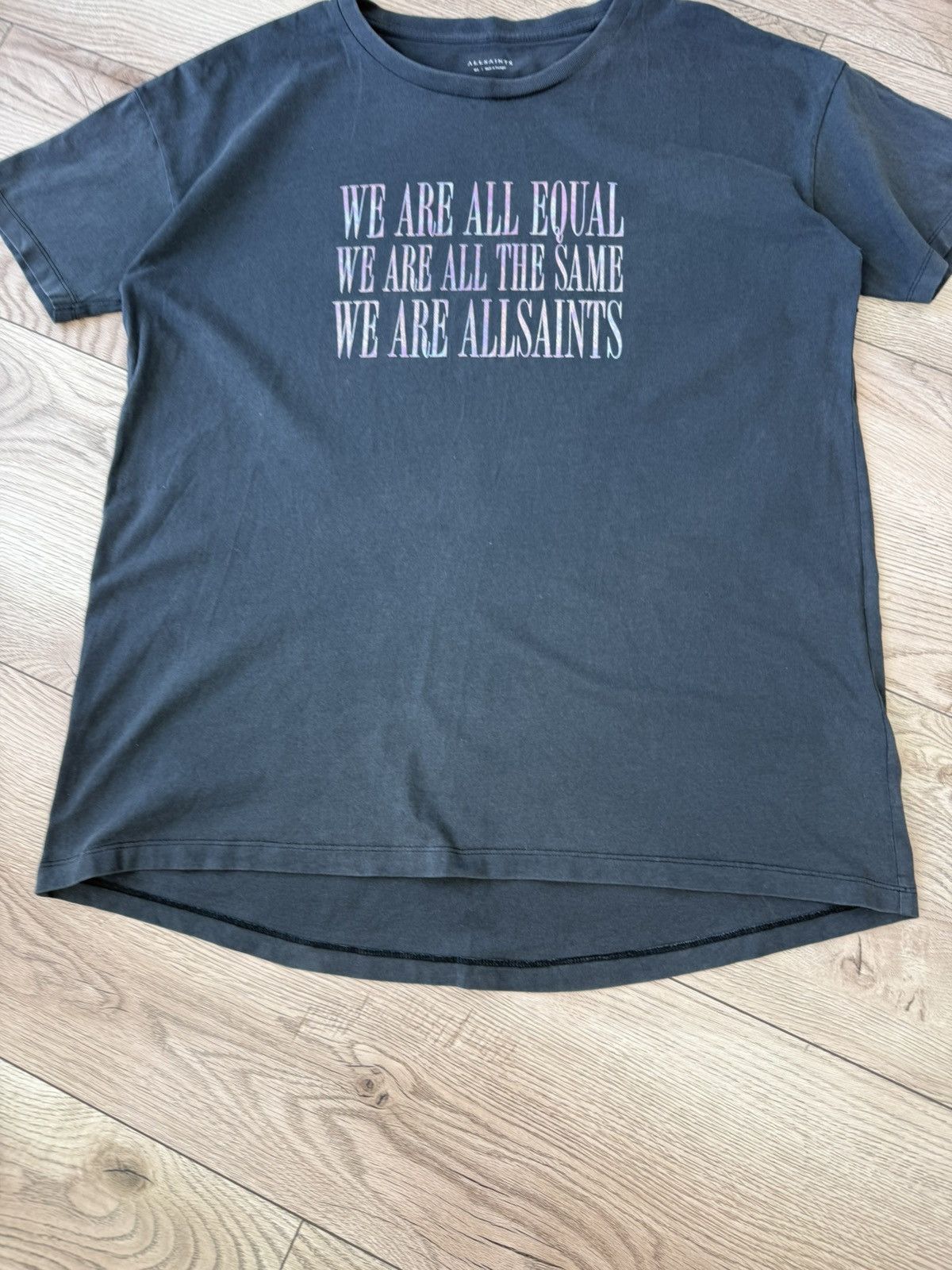 Allsaints Vintage Allsaints tee big logo Size US L / EU 52-54 / 3 - 2 Thumbnail