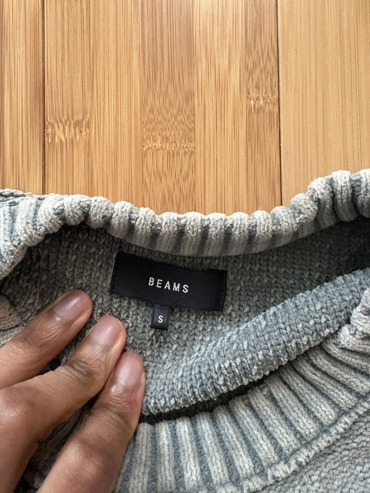 Beams Plus BEAMS Gauge Olive Sweater Size US S / EU 44-46 / 1 - 2 Thumbnail