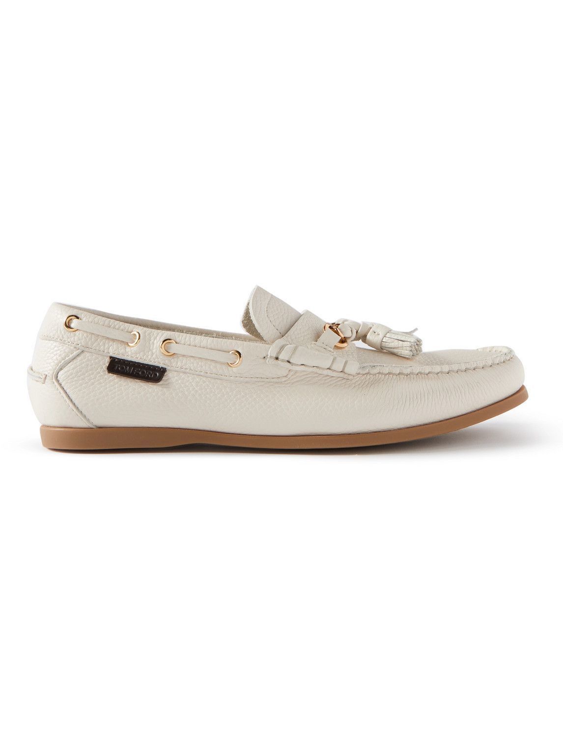 Tom Ford o1y0425 Logo Loafers in Ivory Size US 8 / EU 41 - 1 Thumbnail