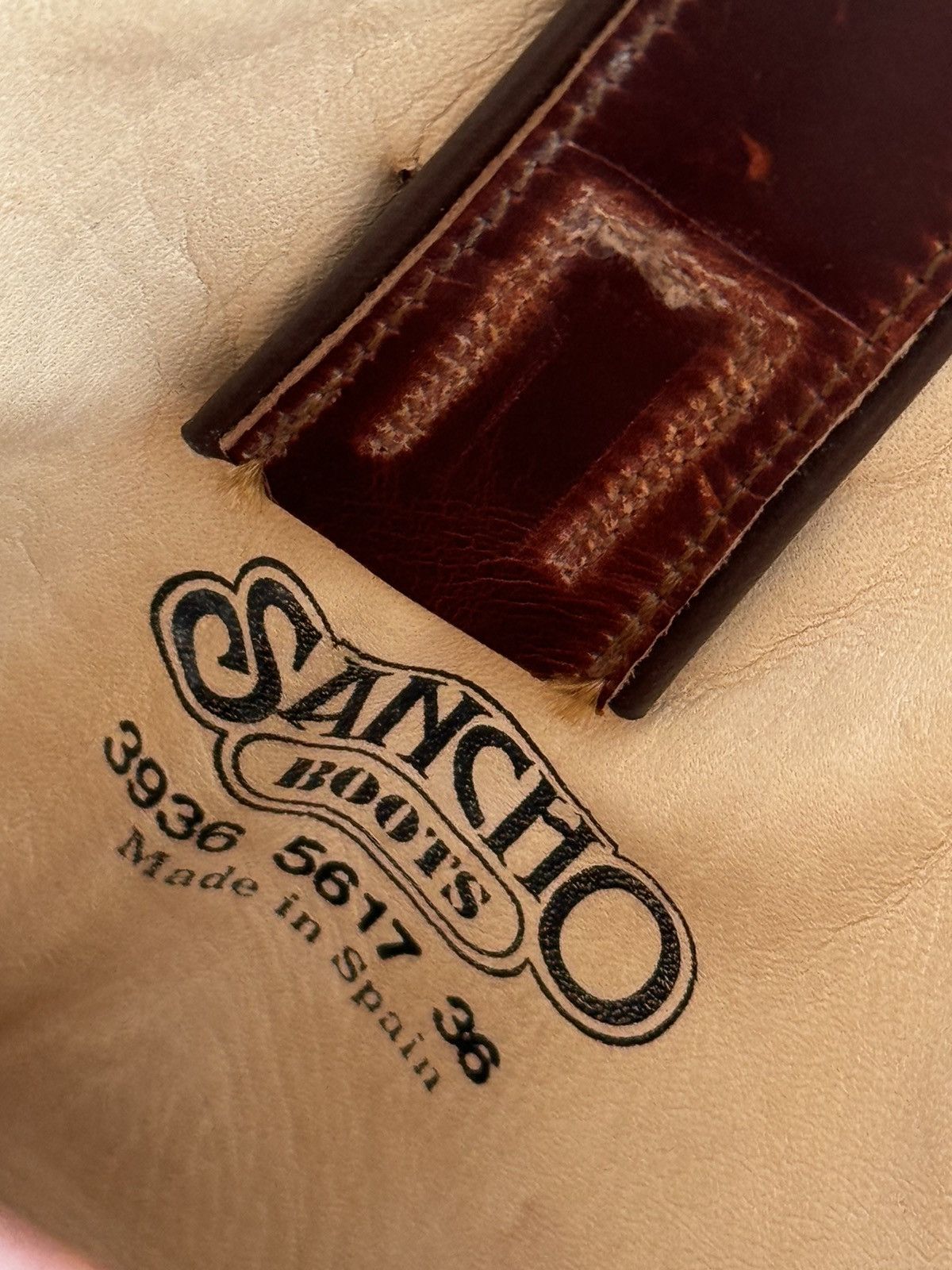 Cowboy Equipment × Sancho Boots × Vintage Vintage Sancho Cowboy Western Made in Spain Boots sz 38 Size US 8 / IT 38 - 11 Thumbnail