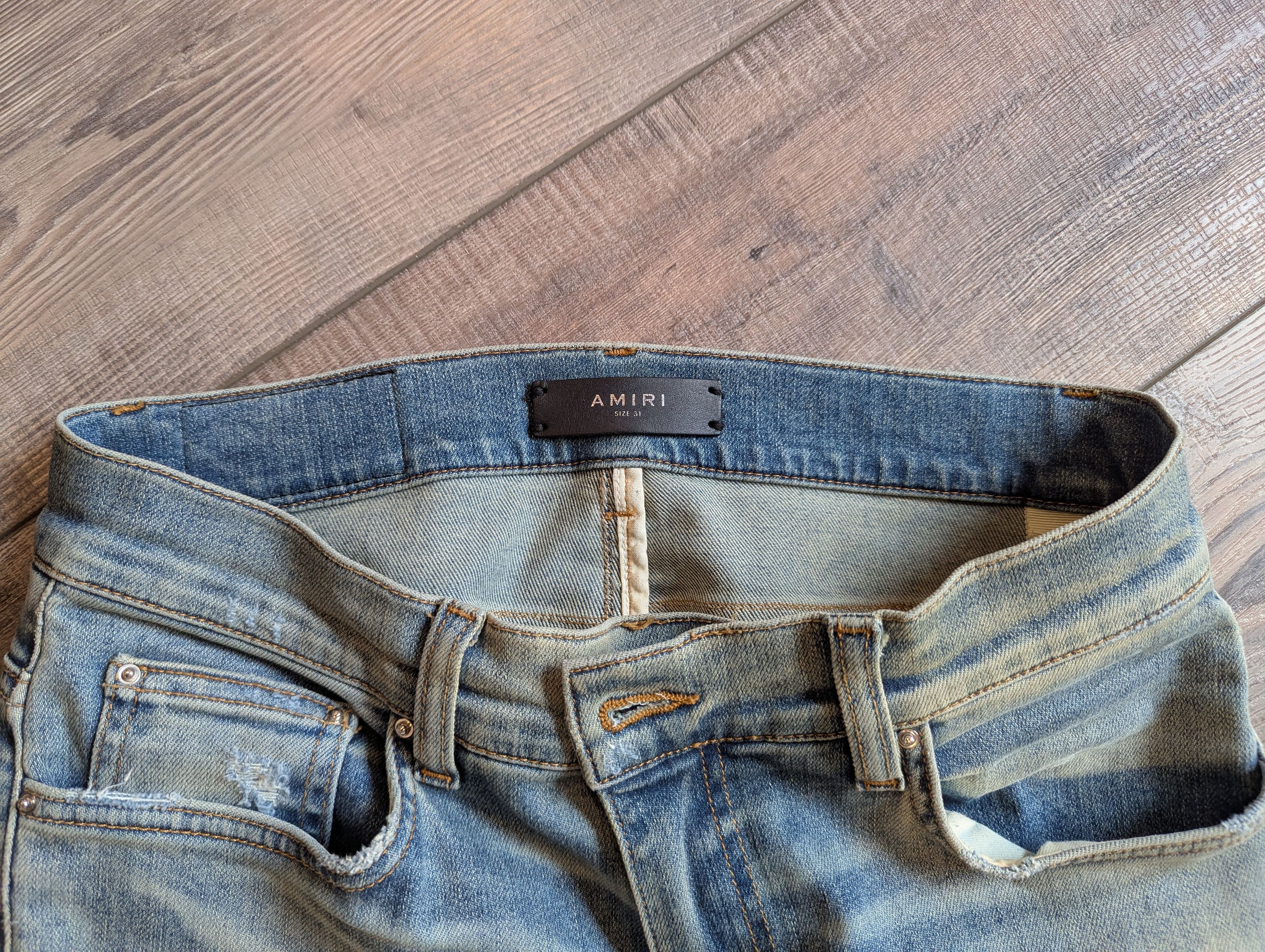 Amiri Amiri Stack Denim Jeans Sz 31 Size US 31 - 4 Thumbnail