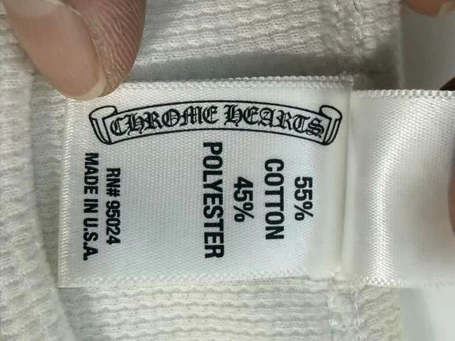 Chrome Hearts Chrome Hearts Foti Mahalia Spine Thermal L/S White Size US L / EU 52-54 / 3 - 5 Thumbnail