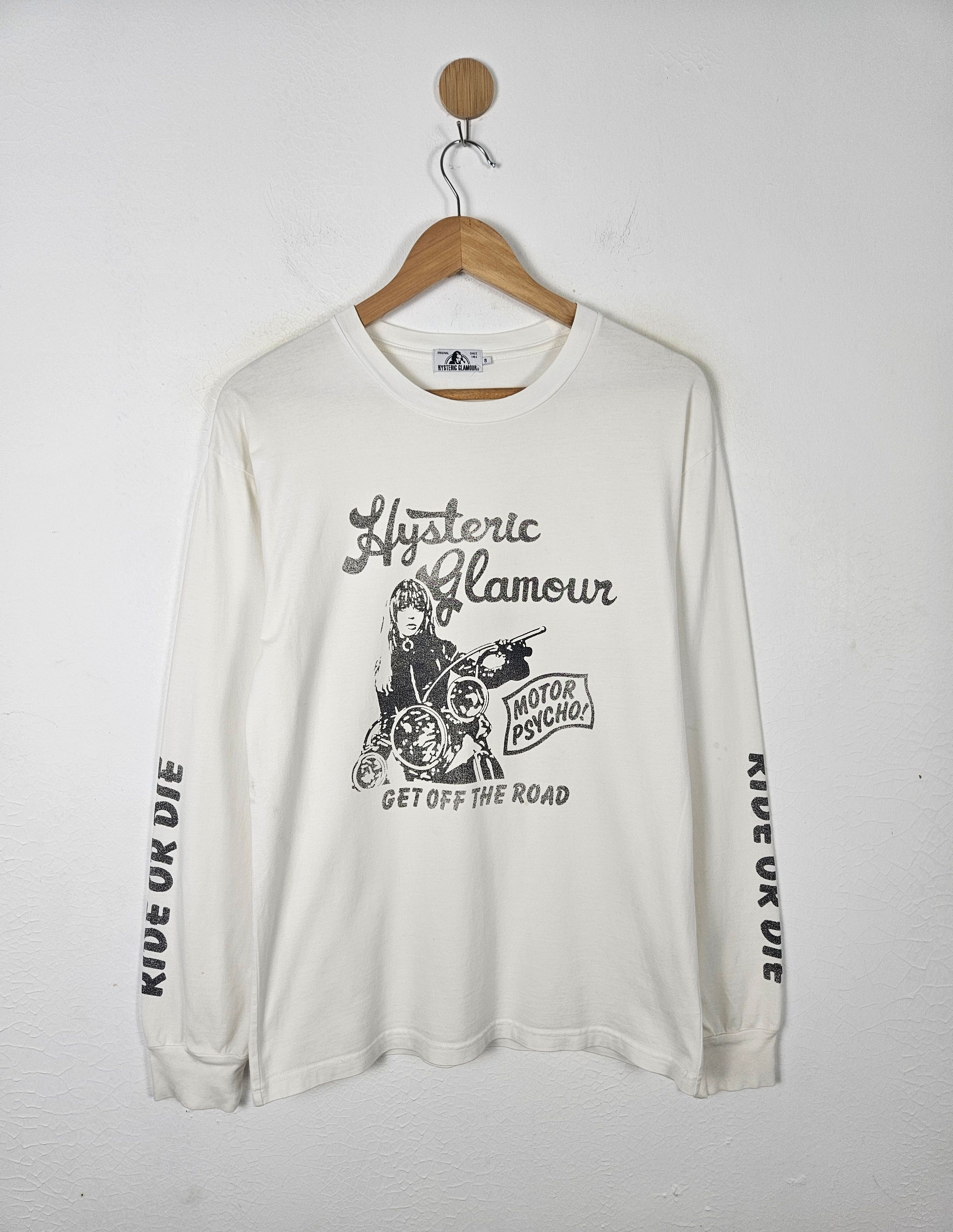 Hysteric Glamour Hysteric Glamour Ride or Die Langlitz Leather parody shirt Size US S / EU 44-46 / 1 - 1 Thumbnail