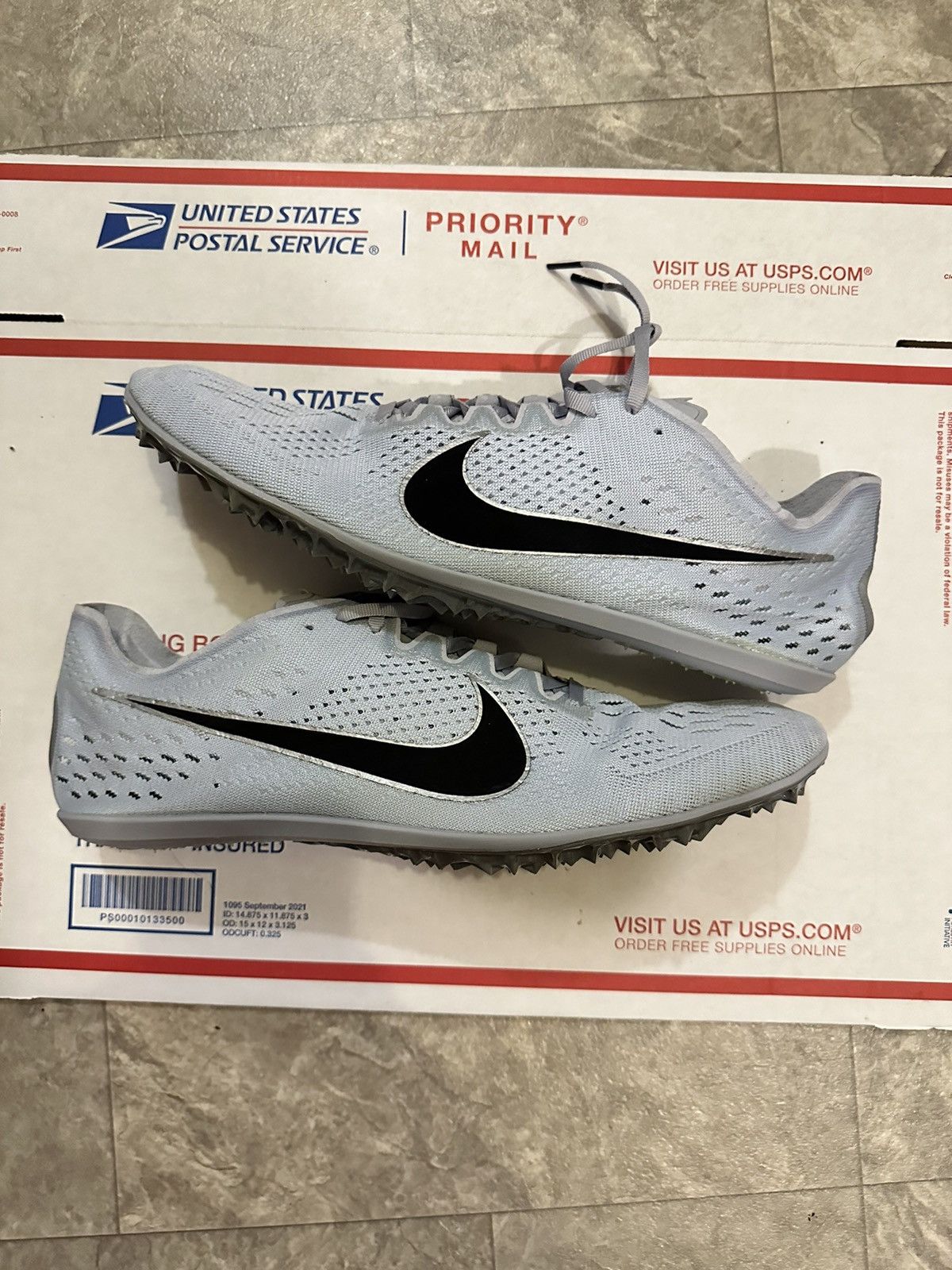 spikes nike zoom victory 3