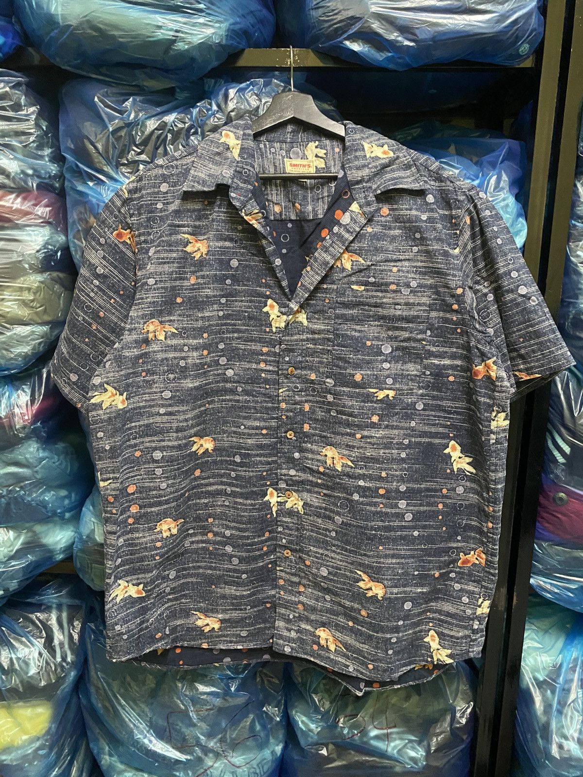 Smith's American Vintage Smith’s American Goldfish Pattern Shirt Made Japan Size US L / EU 52-54 / 3 - 3 Thumbnail