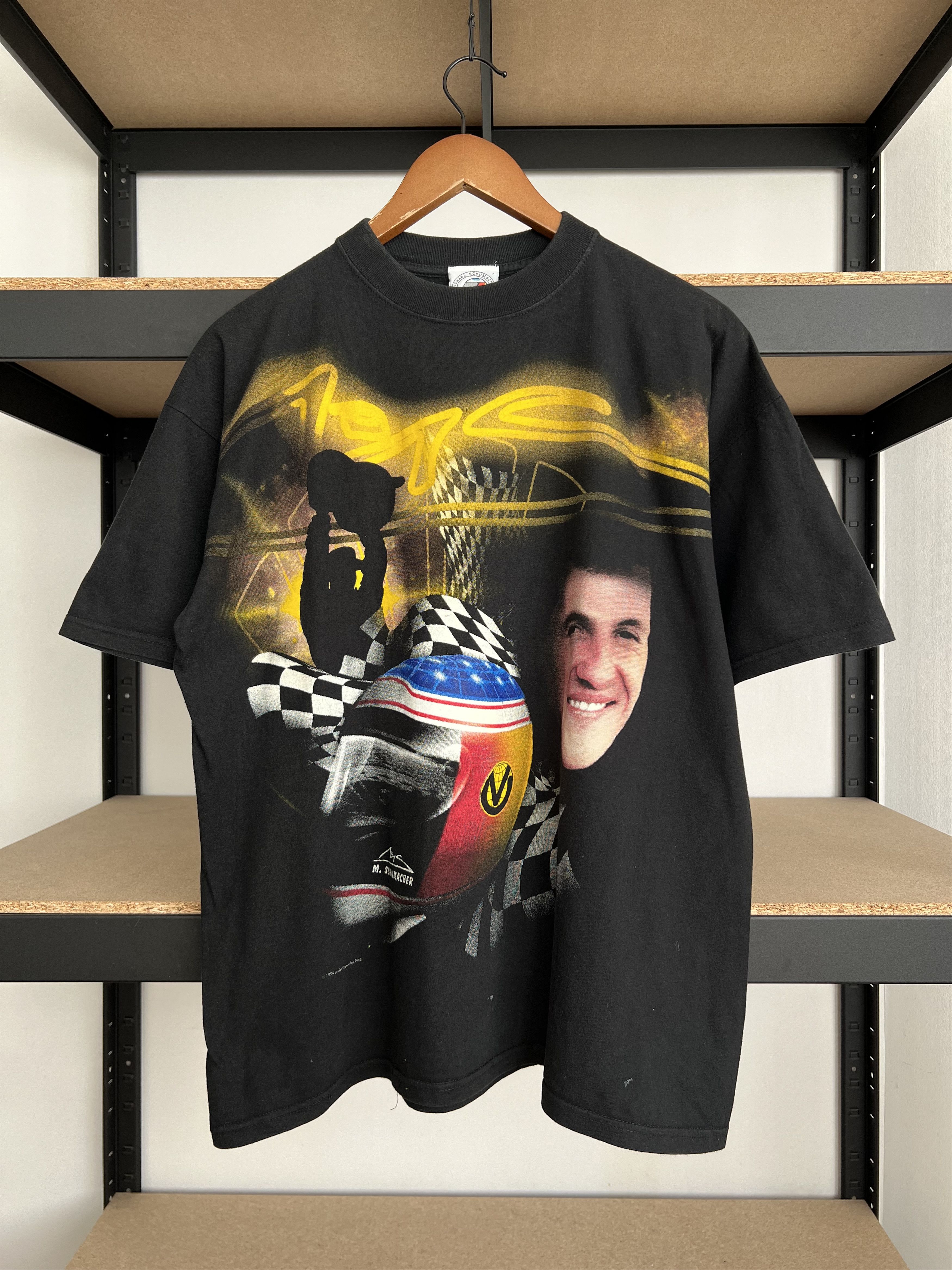 Formula 1 Vintage 1999 Michael Schumacher Ferrari Formula 1 F1 T-shirt Size US L / EU 52-54 / 3 - 1 Thumbnail