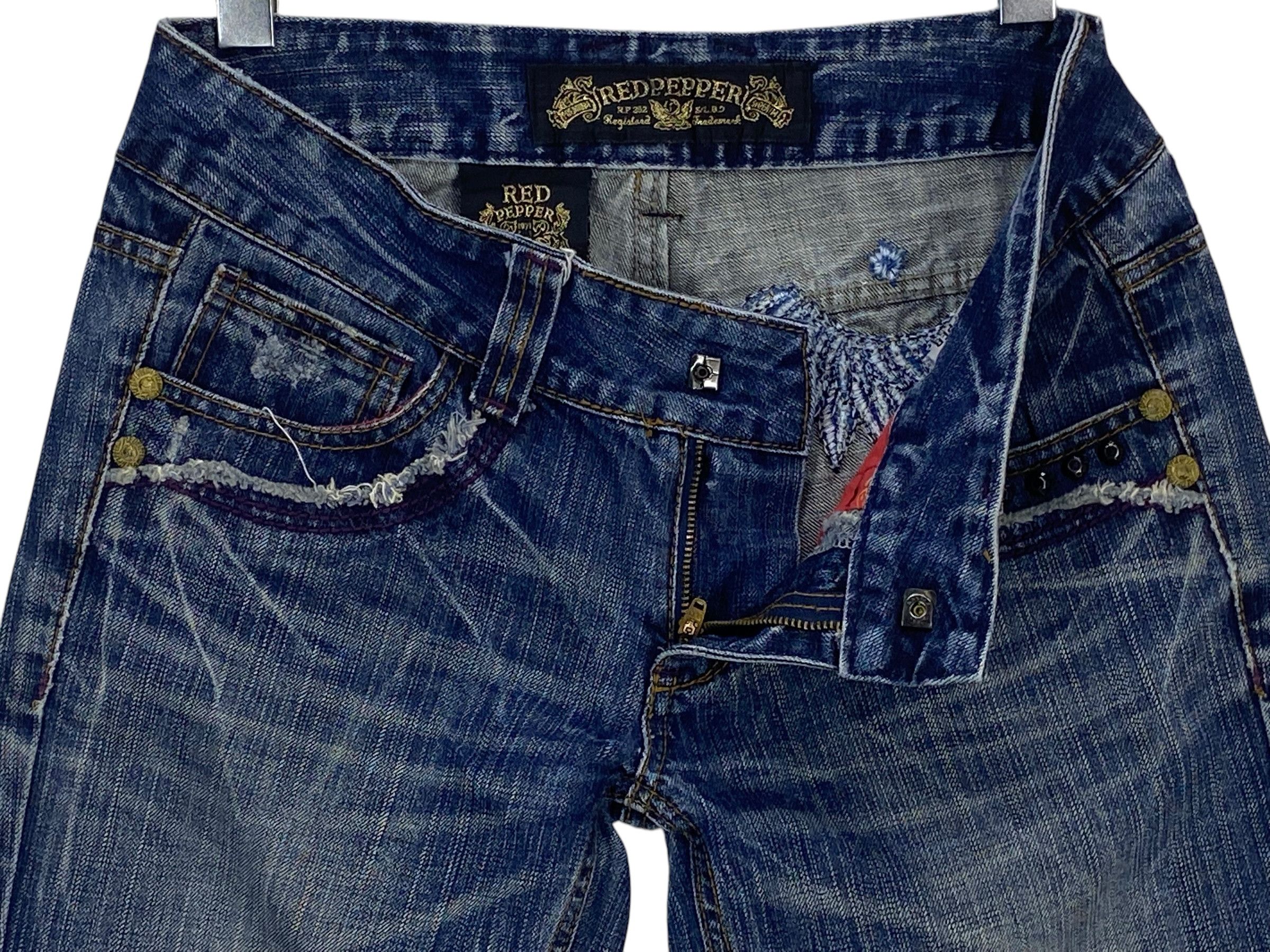Japanese Brand Red Pepper Denim Bootcut Jeans Japanese Jeans Size 28" / US 6 / IT 42 - 5 Thumbnail