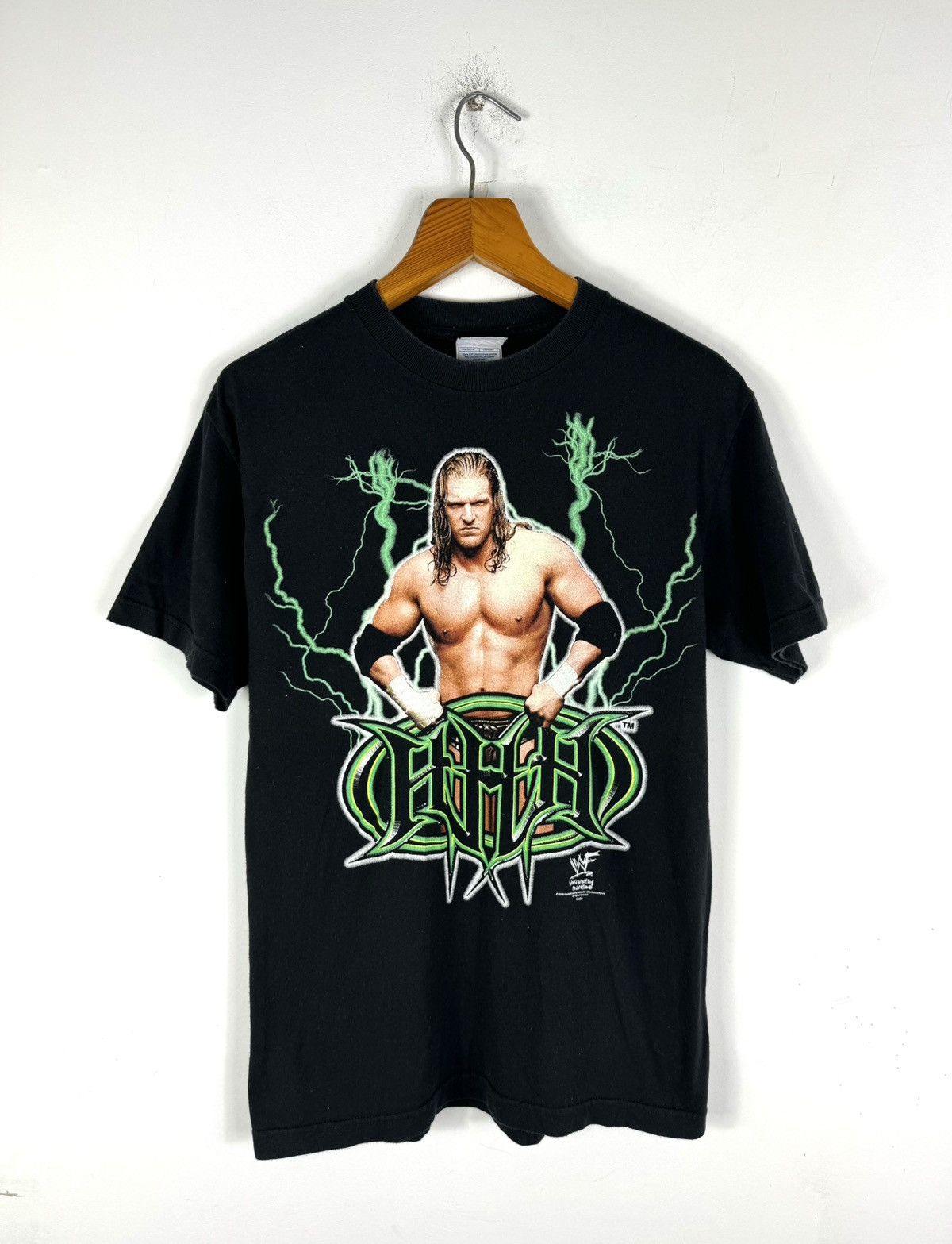 image of Vintage 2000 Triple H I Am The Game Hhh T-Shirt Wwf in Black, Men's (Size Medium)