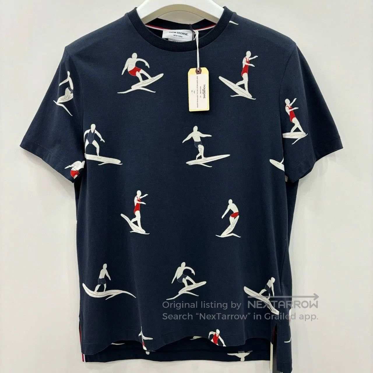 Thom Browne Thom Browne Surfer Print Crewneck Tee. Size US S / EU 44-46 / 1 - 1 Thumbnail