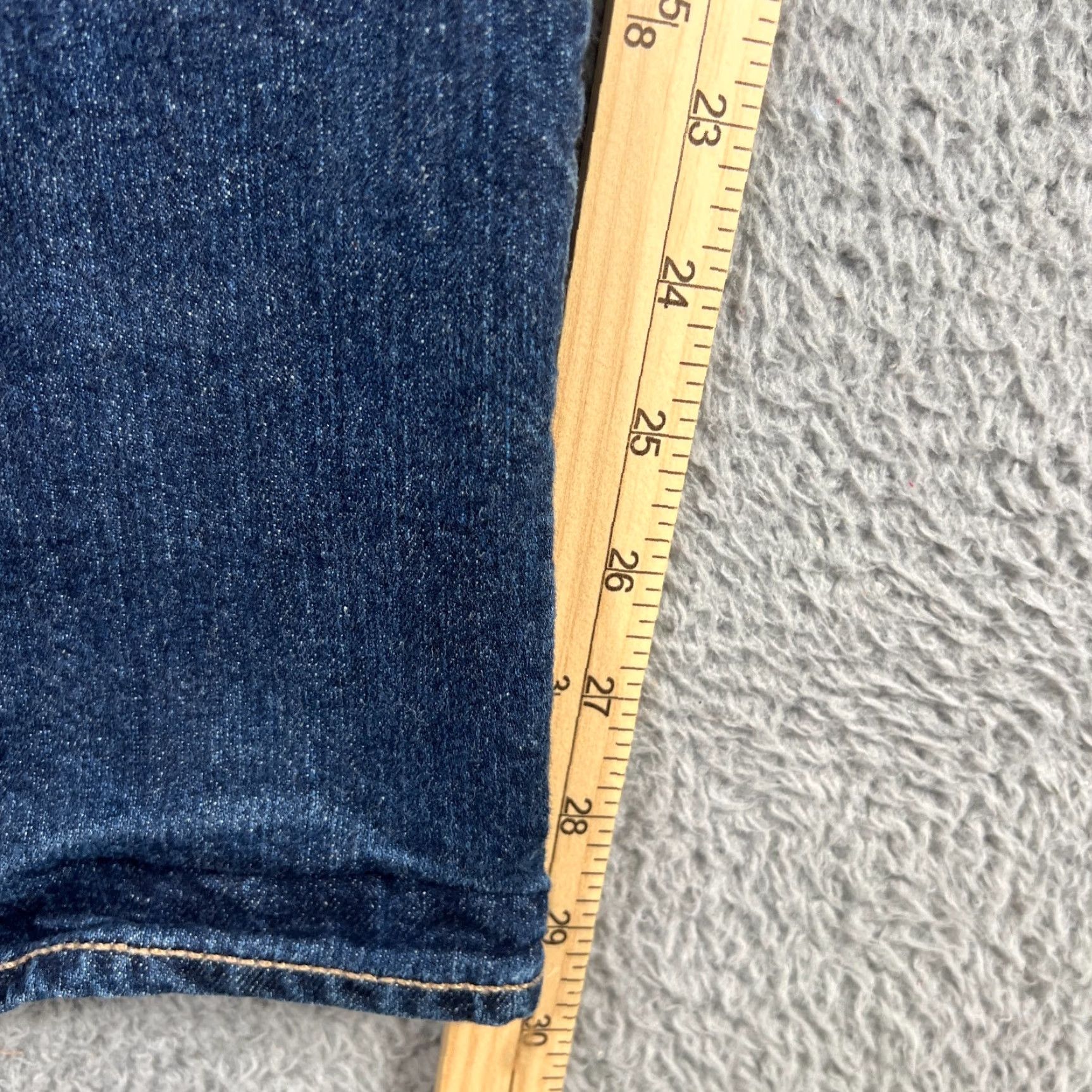 Levi's Levi's 504 Jeans Men's Regular Straight Fit 38x30 Blue Denim Size US 38 / EU 54 - 3 Thumbnail