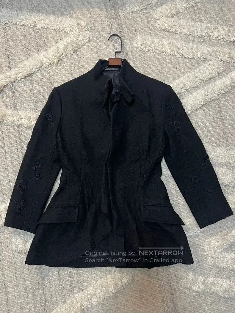 Yohji Yamamoto Yohji Yamamoto Wool Coat with Embroidery Size US M / EU 48-50 / 2 - 2 Thumbnail