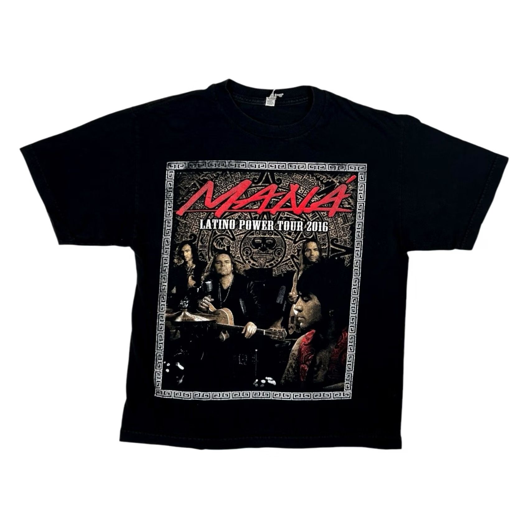 Vintage Mana Band T-Shirt Medium Unbranded Unisex Adults Short Sleeve Black Rock Music 90s Tour Concert 2016 Mens Womens Boys Girls Size US M / EU 48-50 / 2 - 2 Thumbnail