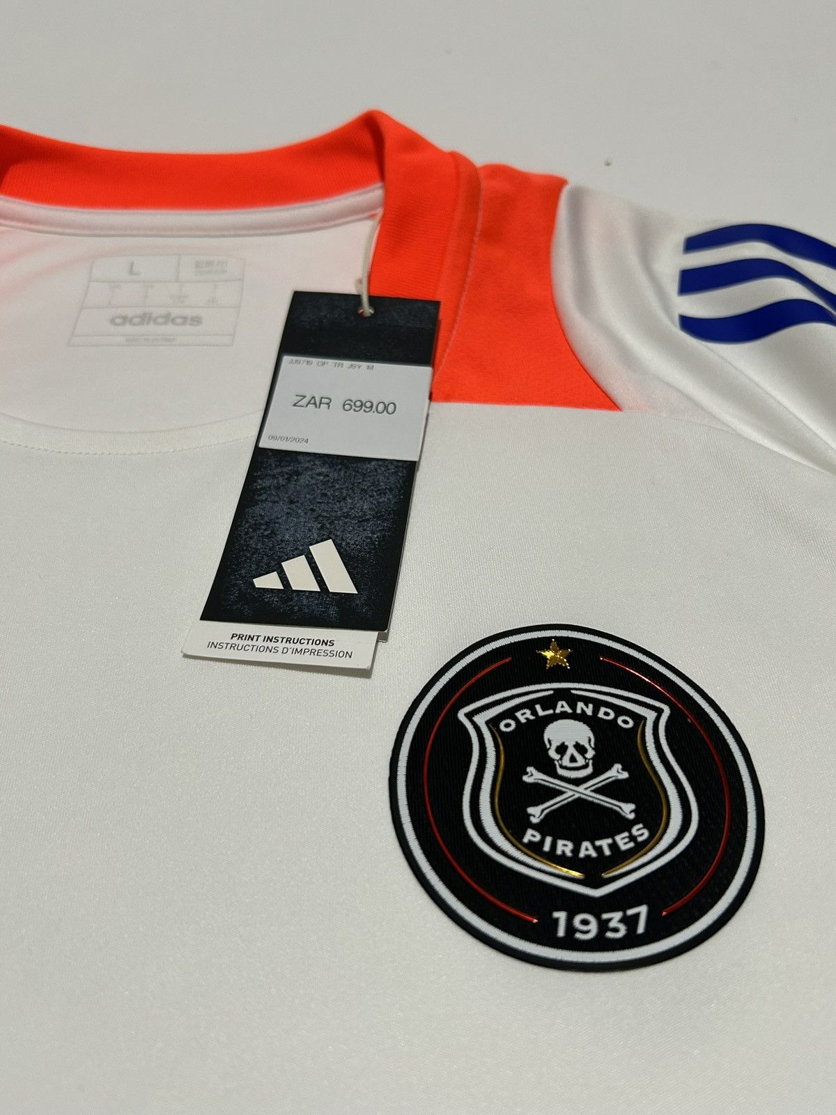 Adidas Orlando Pirates Adidas Kit Size US L / EU 52-54 / 3 - 2 Thumbnail
