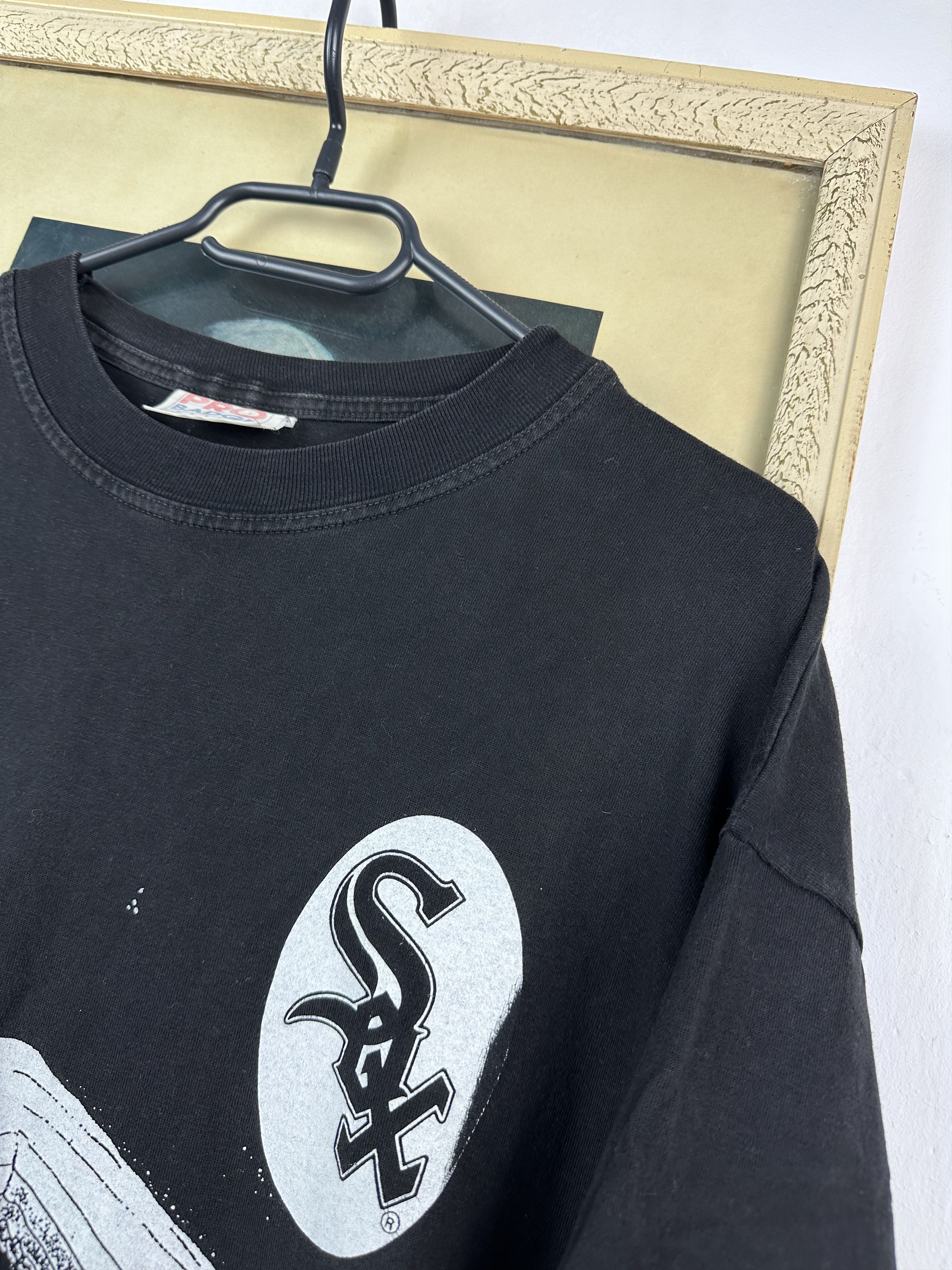 Vintage Vintage Chicago White Sox 1991 Black Shirt Logo Tee Rare Size US L / EU 52-54 / 3 - 3 Thumbnail