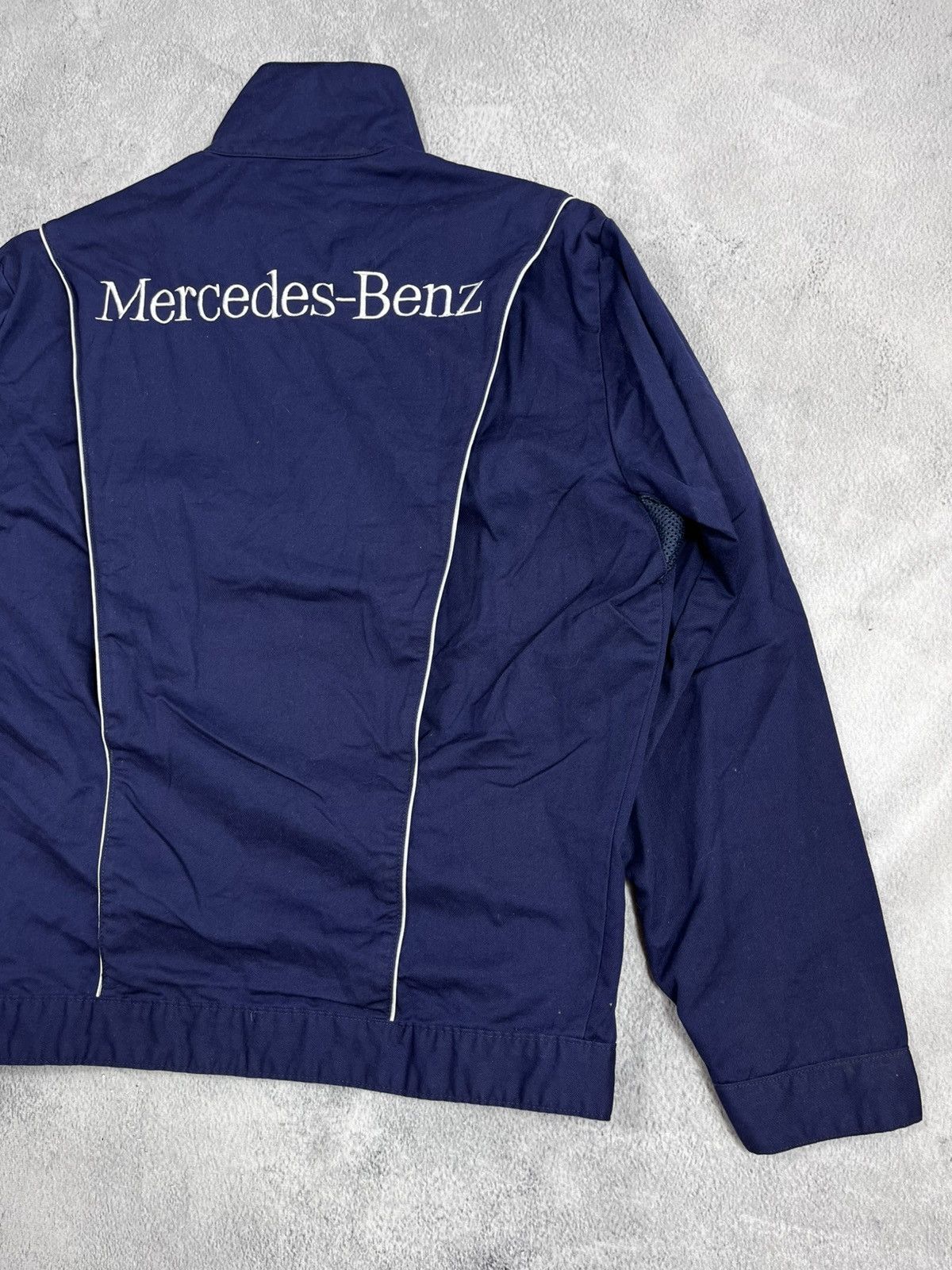 Mercedes-Benz Vintage Y2K Mercedes Benz racing F1 light jacket workwear S Size US S / EU 44-46 / 1 - 4 Thumbnail