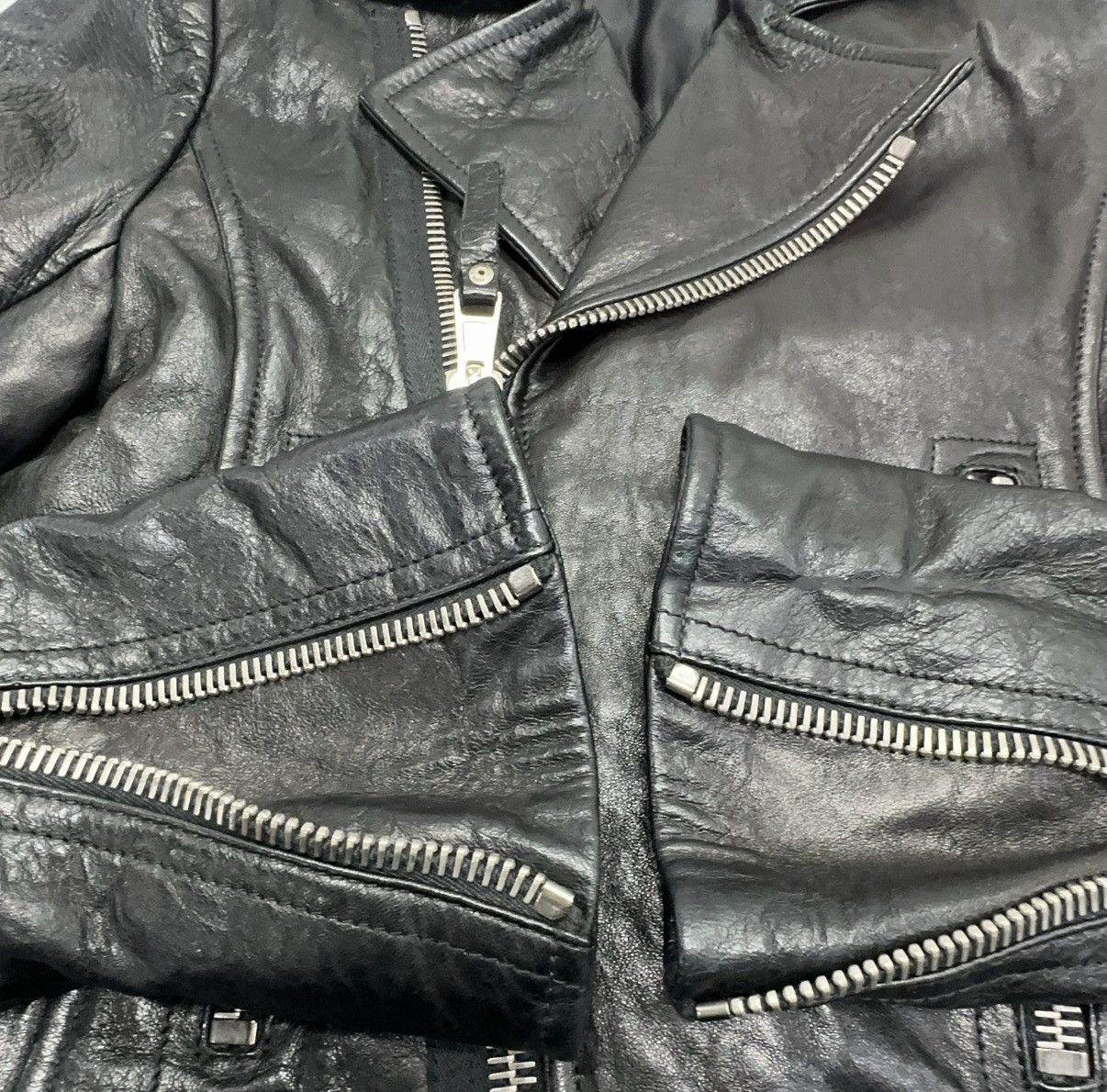 Balenciaga Balenciaga leather motorcycle jacket Size XS / US 0-2 / IT 36-38 - 6 Thumbnail