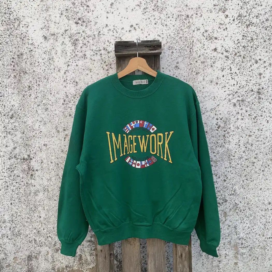 Japanese Brand × Vintage Vintage Image Work Crewneck Sweater Jumper Pullover Size US L / EU 52-54 / 3 - 1 Thumbnail
