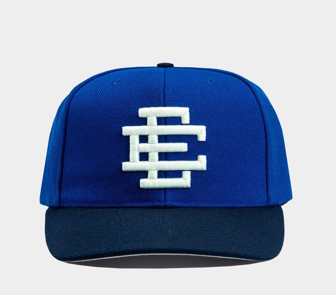 Eric Emanuel Eric Emanuel blue w off white EE snapback hat Size ONE SIZE - 1 Thumbnail