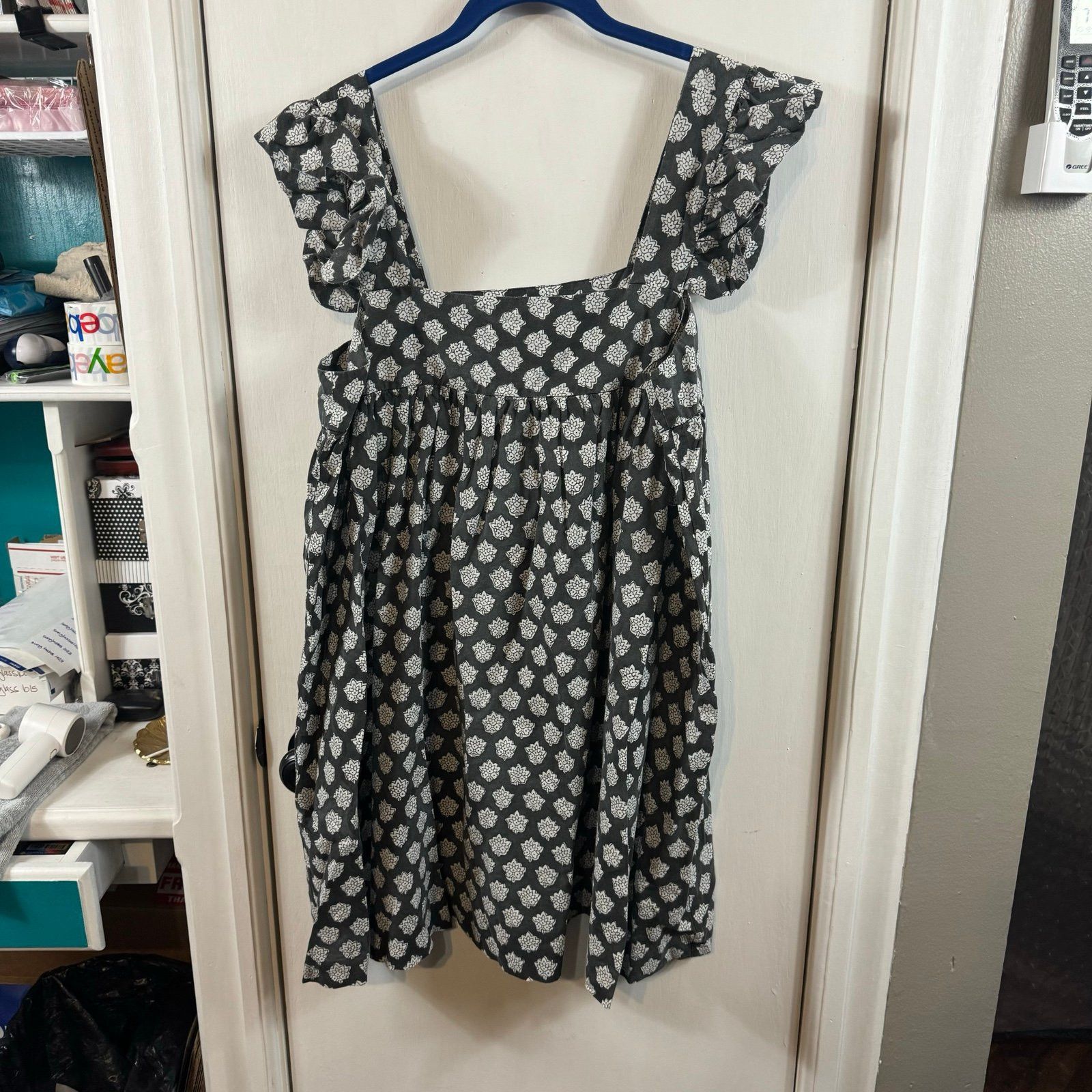 Outerknown OUTERKNOWN Astrid dress pitch black lantana Size L / US 10 / IT 46 - 4 Thumbnail