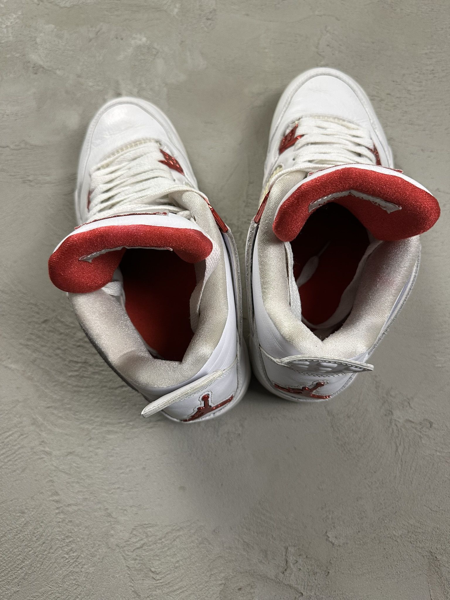 Jordan Brand Jordan 4 Metalic Red Hi Sneakers Hype Size US 9.5 / EU 42-43 - 11 Thumbnail
