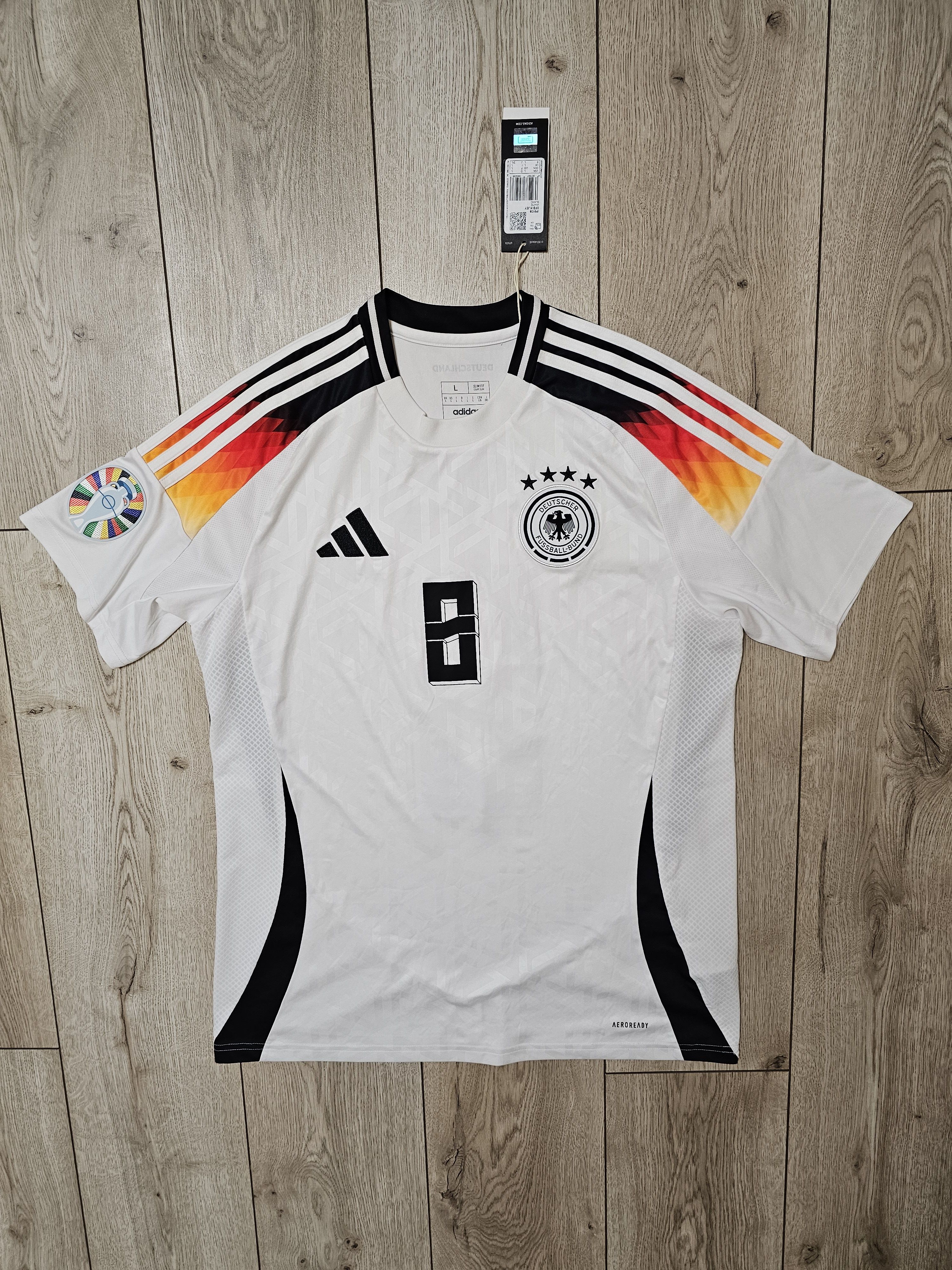 Adidas GERMANY 2024 HOME EURO KROOS FOOTBALL SHIRT SOCCER JERSEY Size US L / EU 52-54 / 3 - 1 Thumbnail