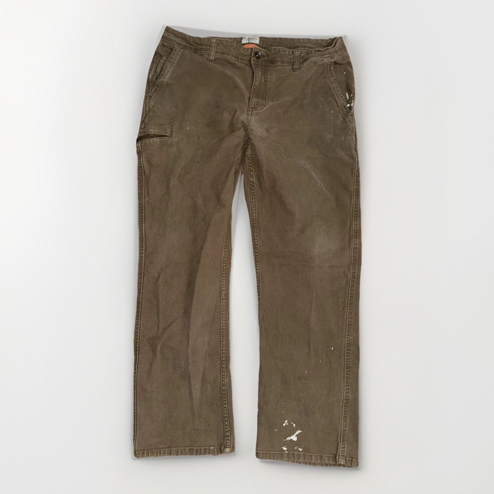 Weatherproof Weatherproof Vintage Carpenter Work Pants Taupe 36x30 USA Size US 36 / EU 52 - 3 Thumbnail