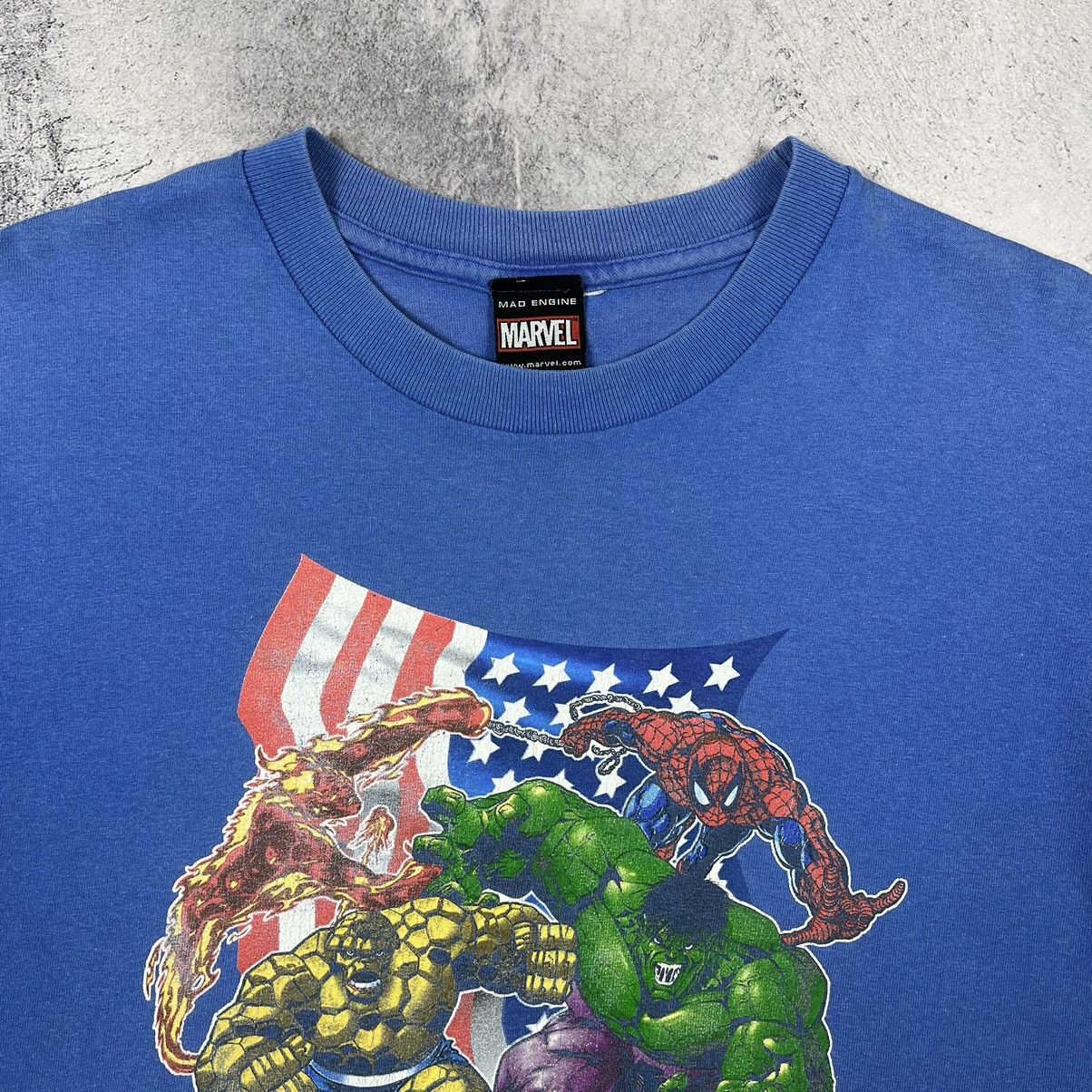 Marvel Comics × Vintage Vintage Marvel Comics All Heroes tee 00’s Size US L / EU 52-54 / 3 - 3 Thumbnail