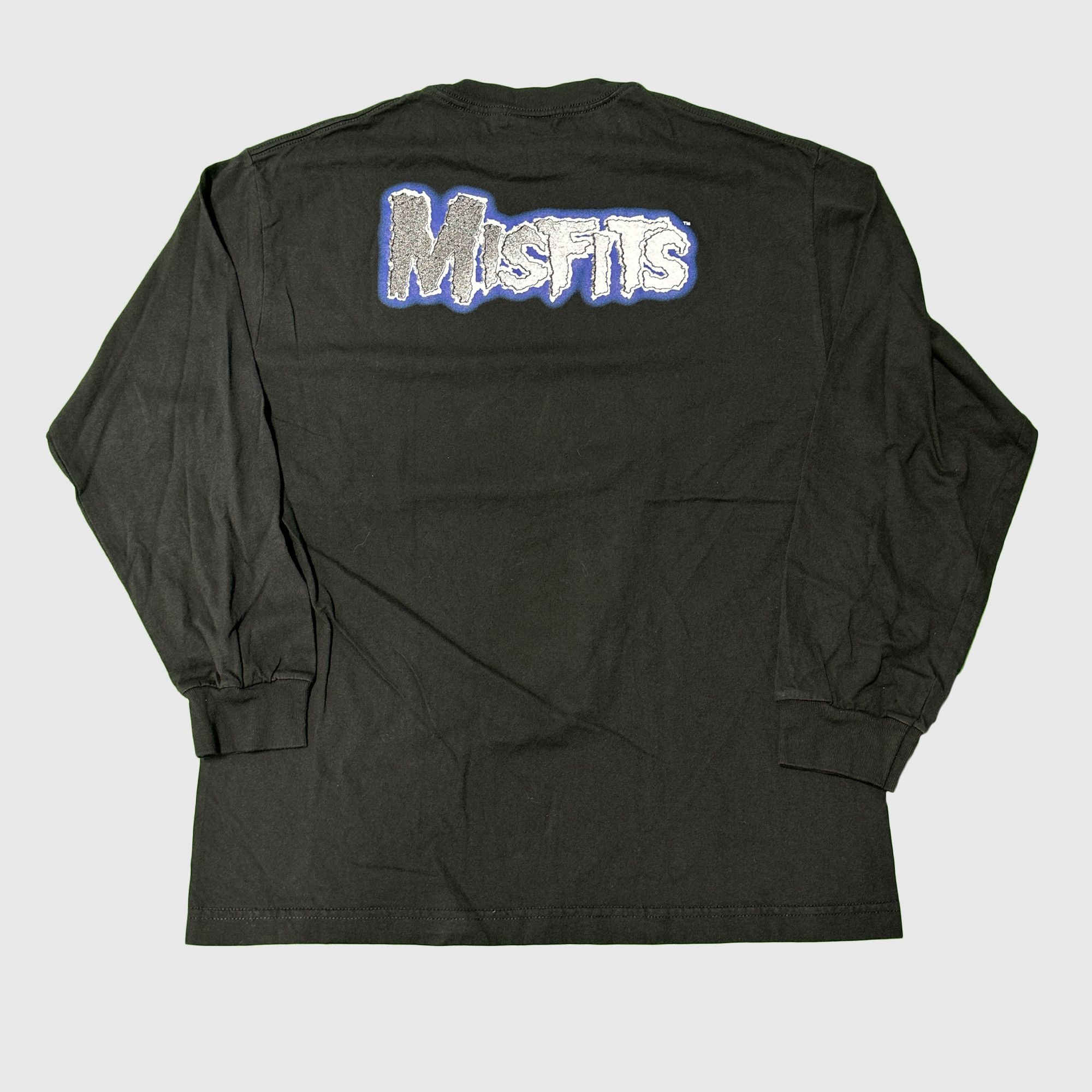 Alstyle Vintage Misfits Skull Logo Long Sleeve Shirt Size L Size US L / EU 52-54 / 3 - 5 Thumbnail