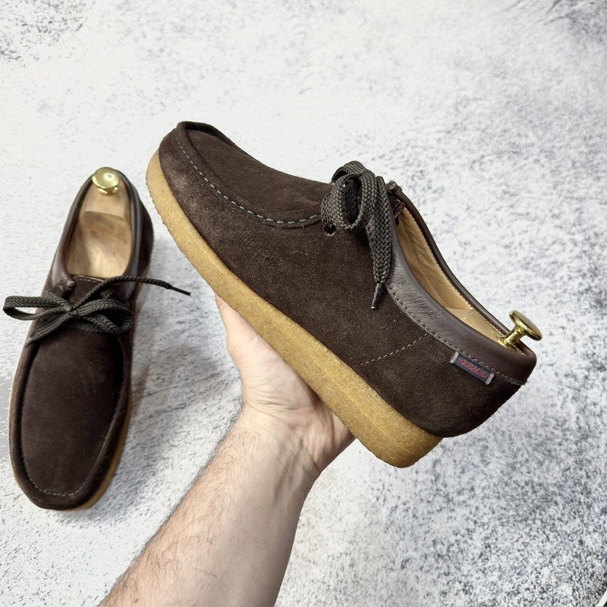Handmade × Sebago Sebago Koala Low Brown Suede Handmade US8.5 UK8 EU42 27cm Size US 8.5 / EU 41-42 - 7 Thumbnail