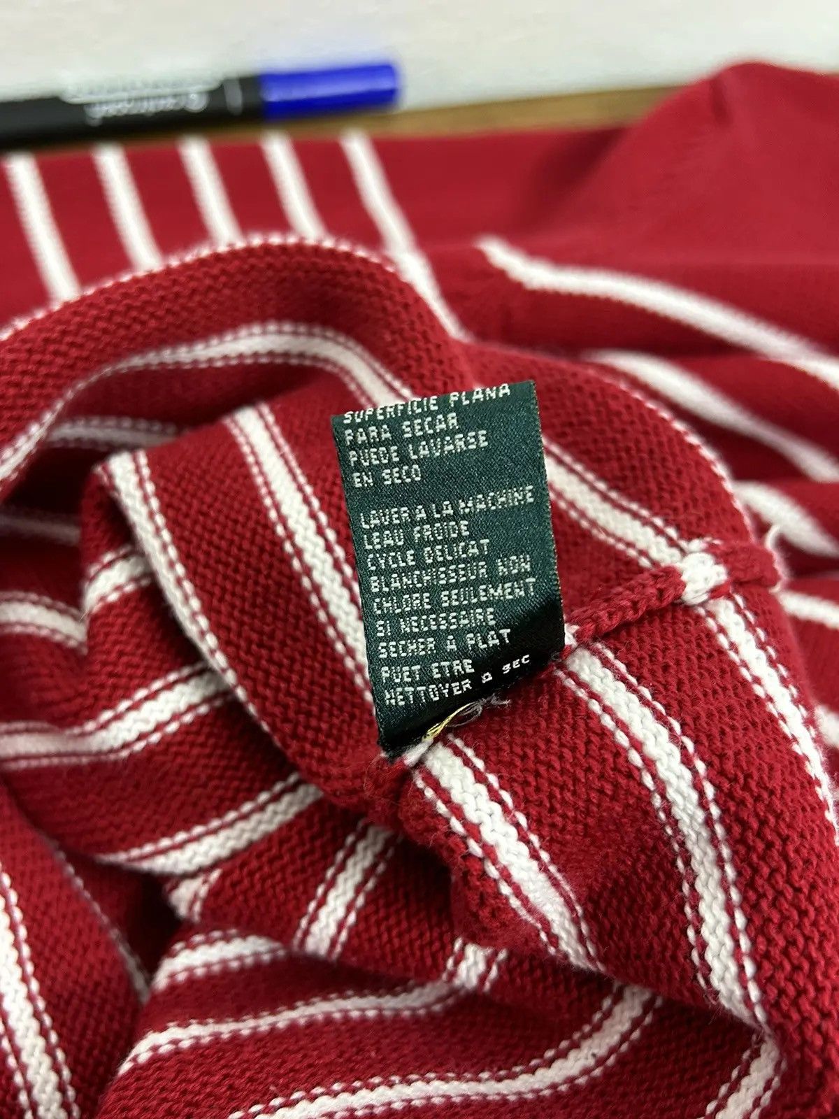 Lauren Ralph Lauren Vintage Lauren Ralph Lauren Marine Striped Sweater In Red Size M / US 6-8 / IT 42-44 - 8 Thumbnail