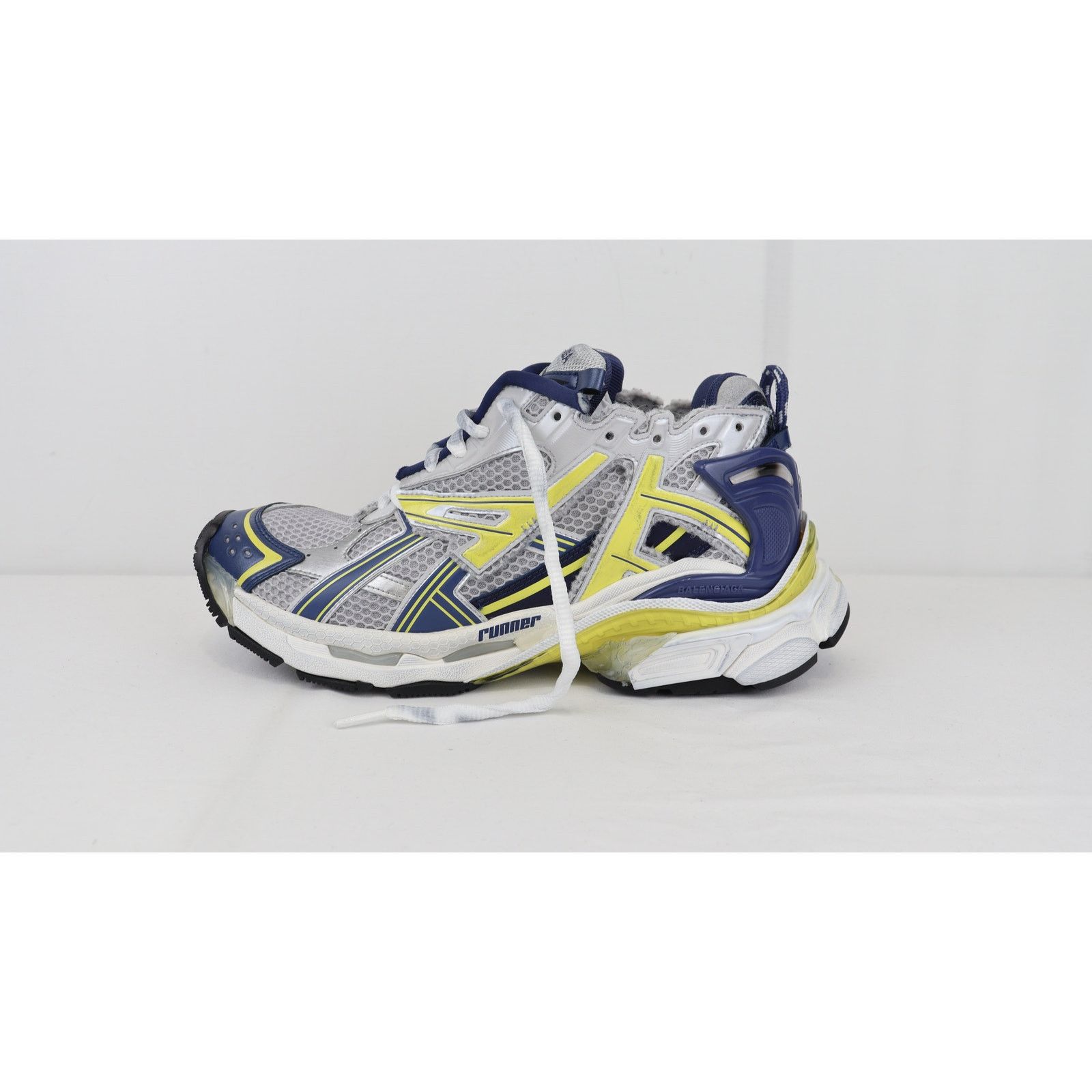 Balenciaga o1rshd1 Q:3/ Five Colors Upper Rubber Sole Runner Multicolor Size US 13 / EU 46 - 1 Thumbnail
