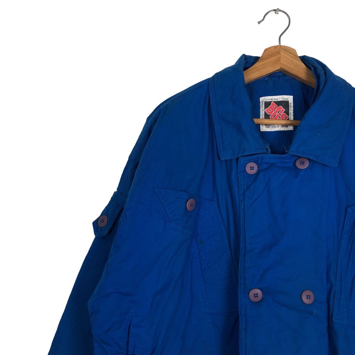 Issey Miyake 🔥Vintage 80’s Bomber Jacket BGS Arthur Bondage Parachute Size US L / EU 52-54 / 3 - 7 Thumbnail