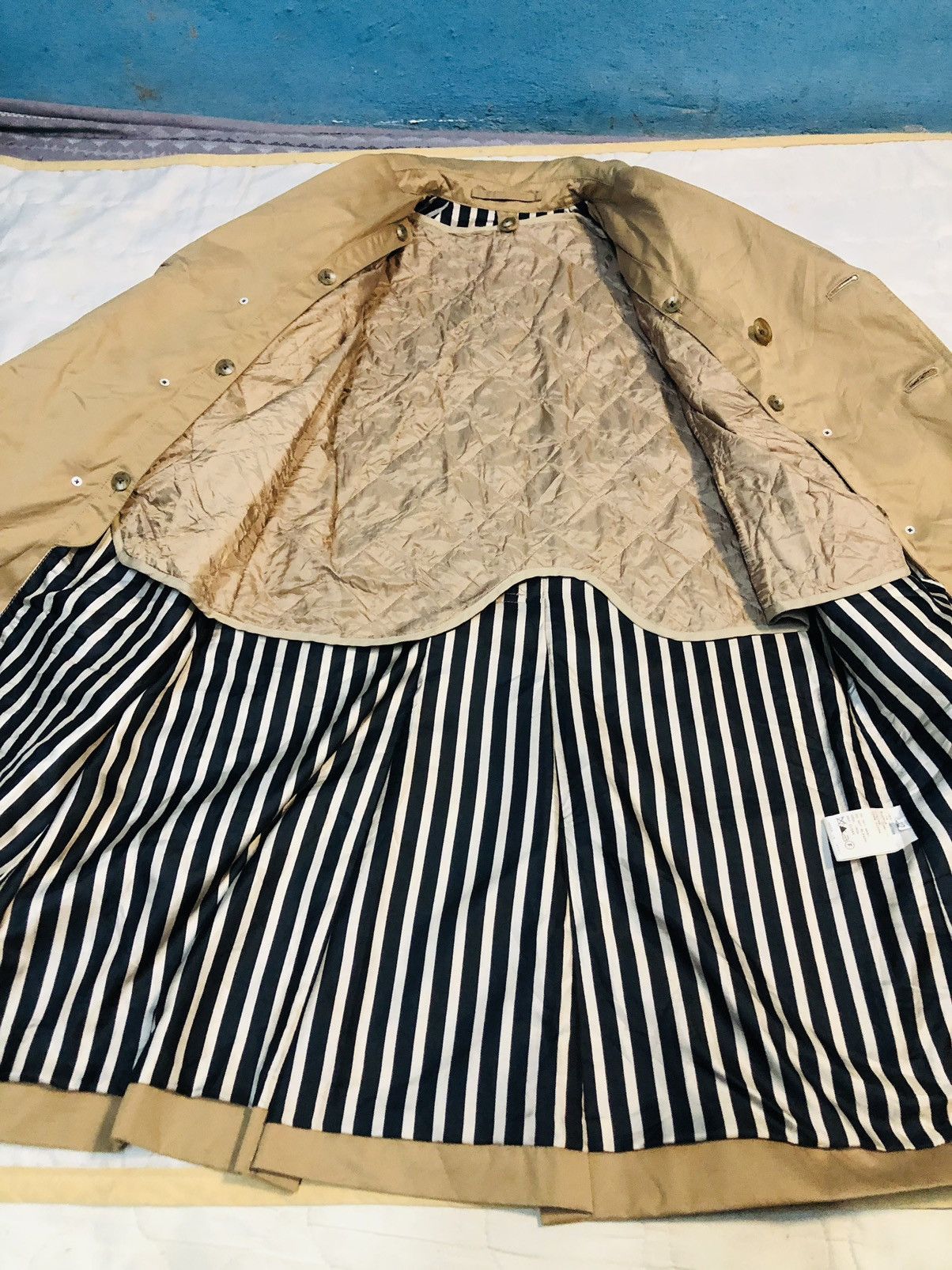 Japanese Brand Royale Trench Long Jacket Buttoned (18) Size US M / EU 48-50 / 2 - 9 Thumbnail