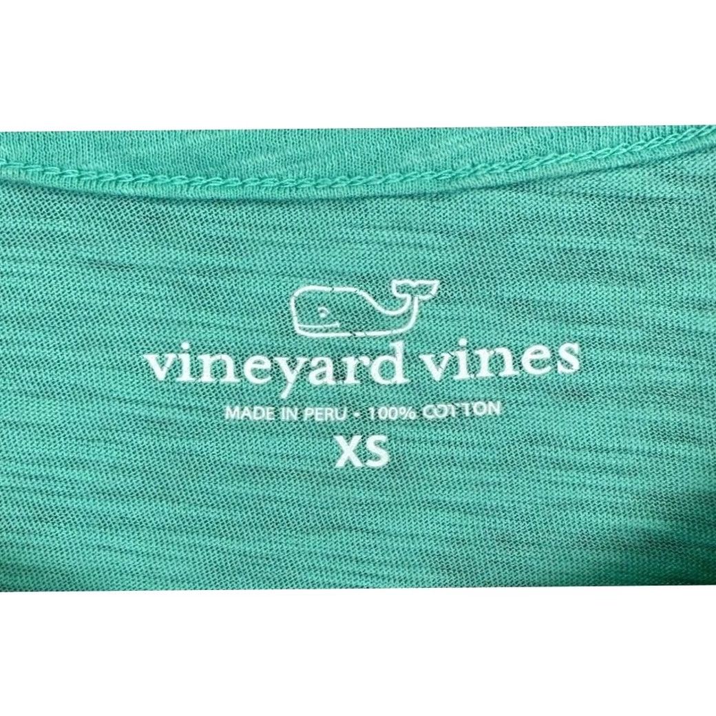 Vineyard Vines Vineyard Vines Shirt Womens XS Whale Long Sleeve Tee Cotton Ladies Green Logo 50 Chest 28 Length Vintage No Womens XS Size XS / US 0-2 / IT 36-38 - 5 Thumbnail