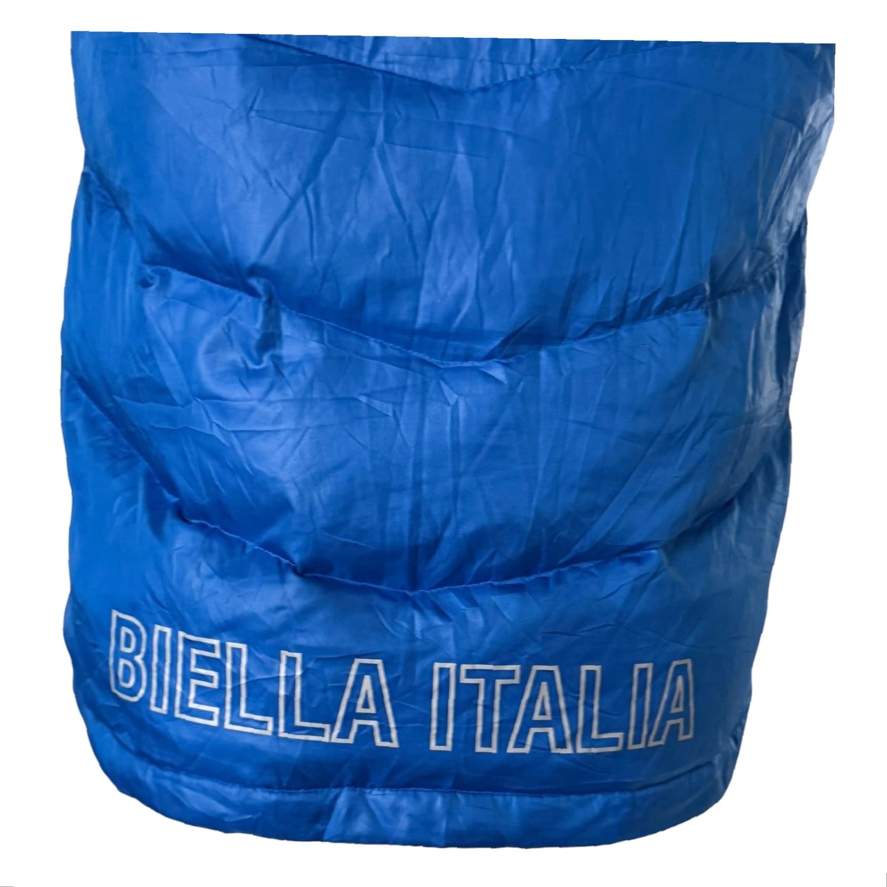 Fila FILA Hooded Down Puffer Vest Men’s Small Blue Back Print Biella Italia Vest Size US S / EU 44-46 / 1 - 4 Thumbnail