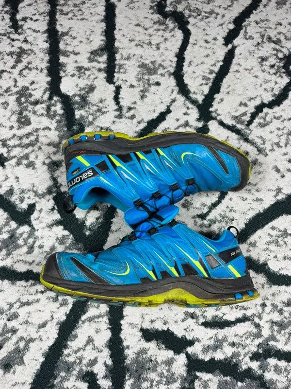 Salomon Salomon XA Pro 3D goretex 49 1/3 blue outdoor trekking shoes Size US 14 / EU 47 - 2 Thumbnail