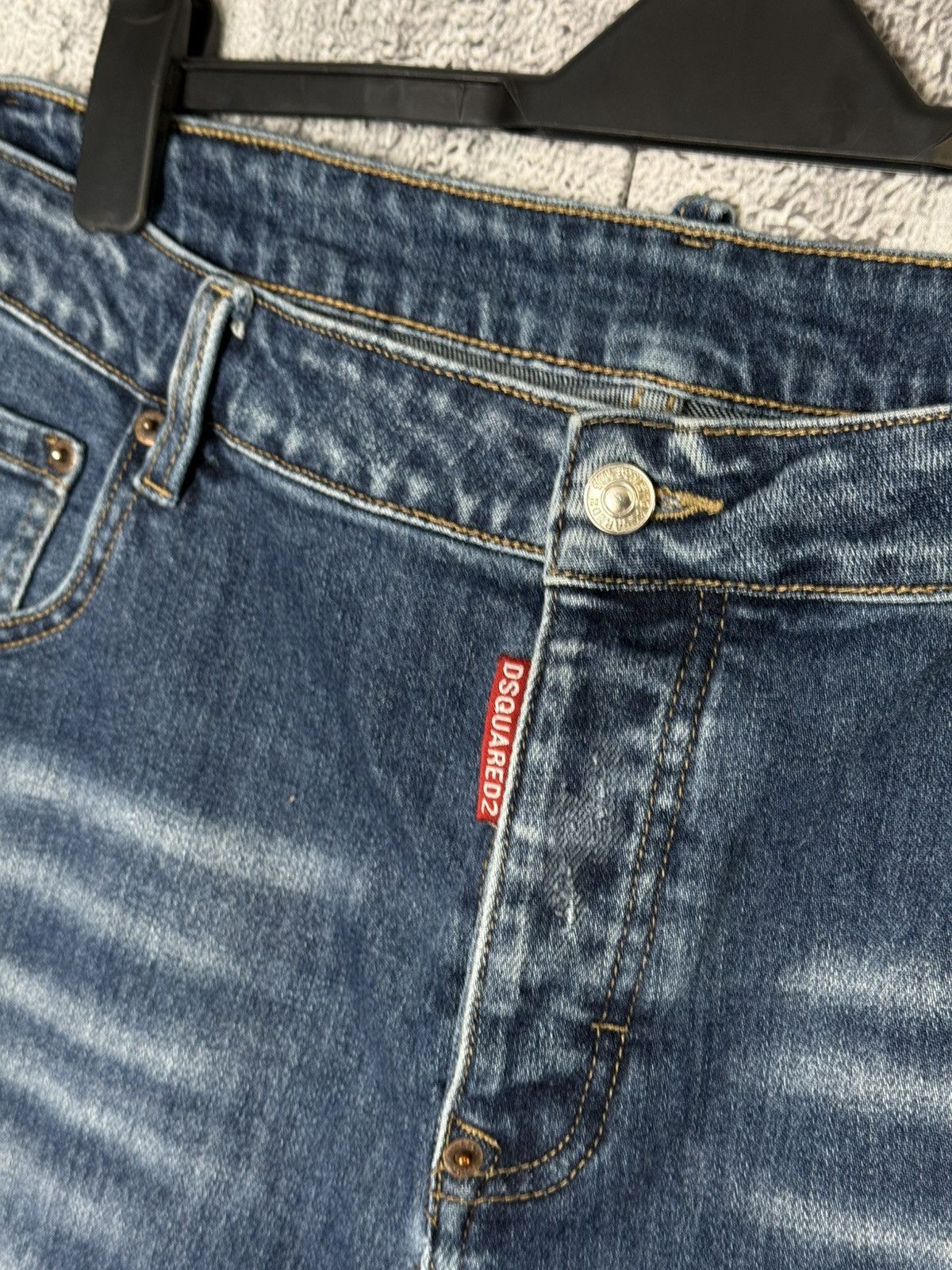 Dsquared2 Dsquared2 Distressed Denim Blue Slim Jeans Men’s Size 54 Size US 38 / EU 54 - 5 Thumbnail